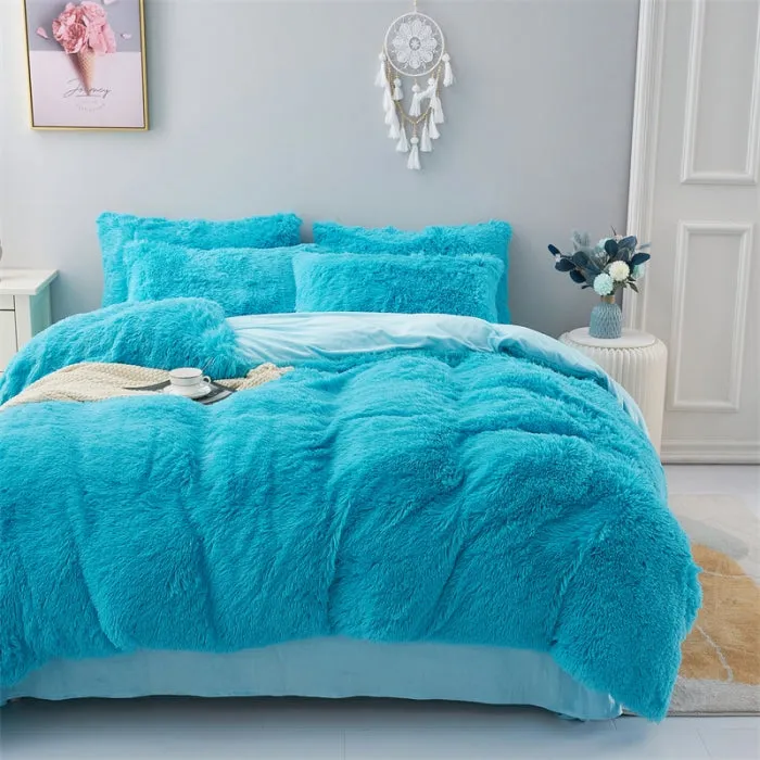 Fluffy Mink Pure Color Bedding