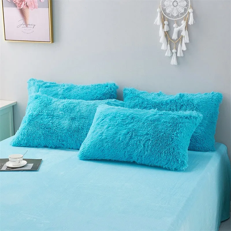 Fluffy Mink Pure Color Bedding