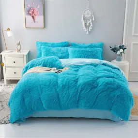 Fluffy Mink Pure Color Bedding