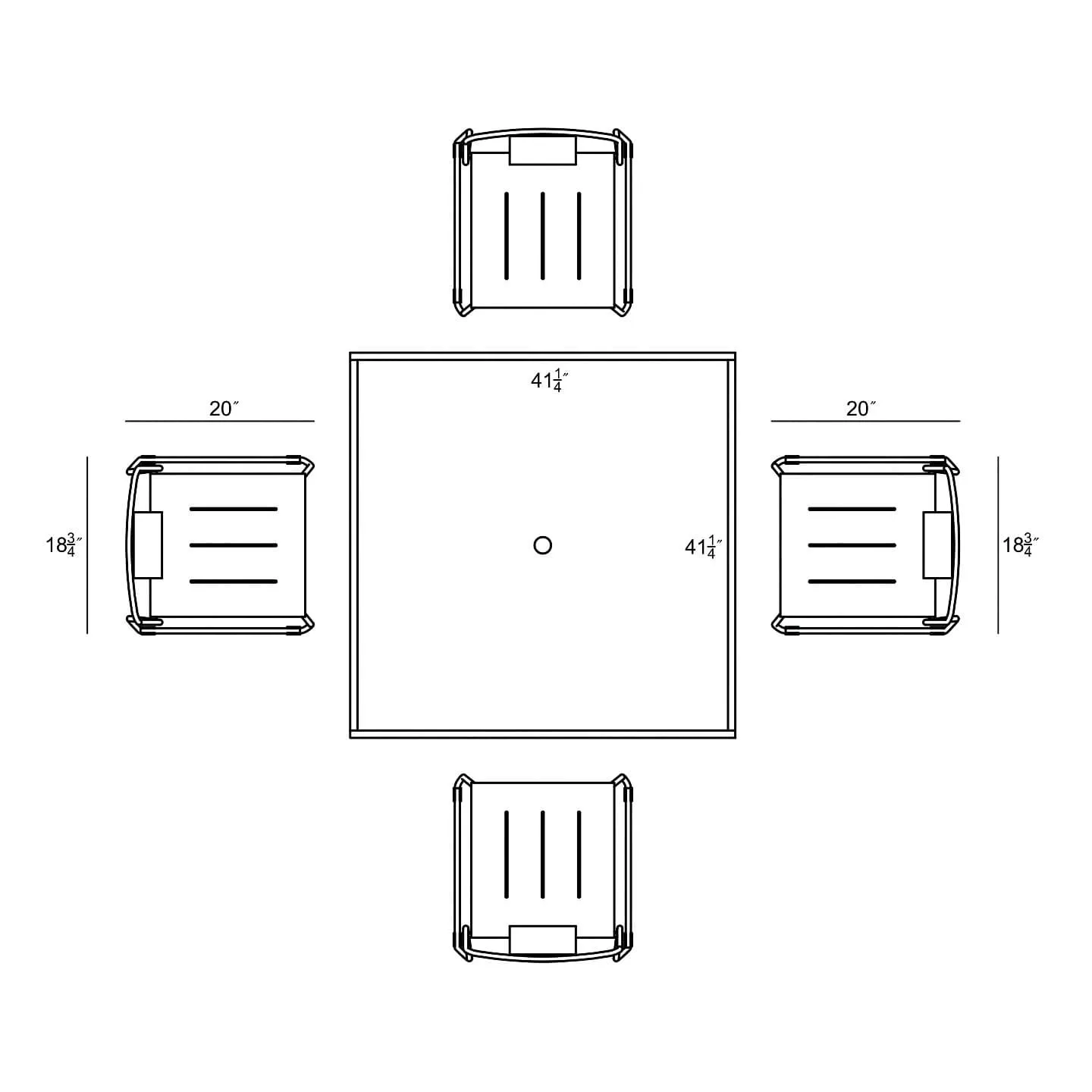 Frank 5 Piece Dining Set