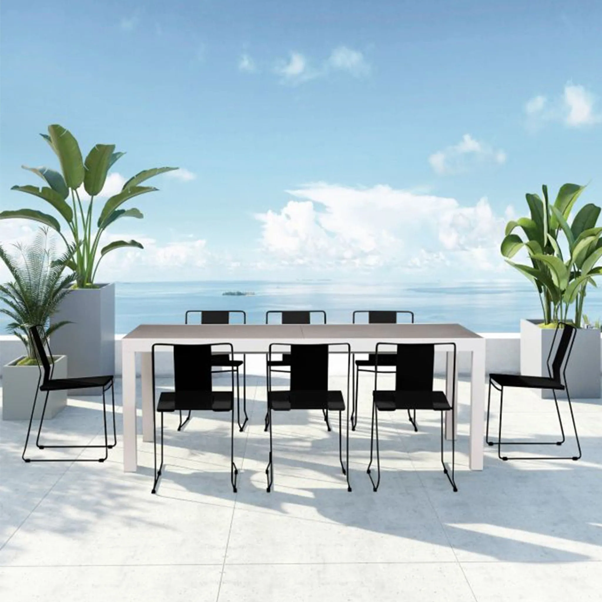 Frank 9 Piece Extendable Dining Set