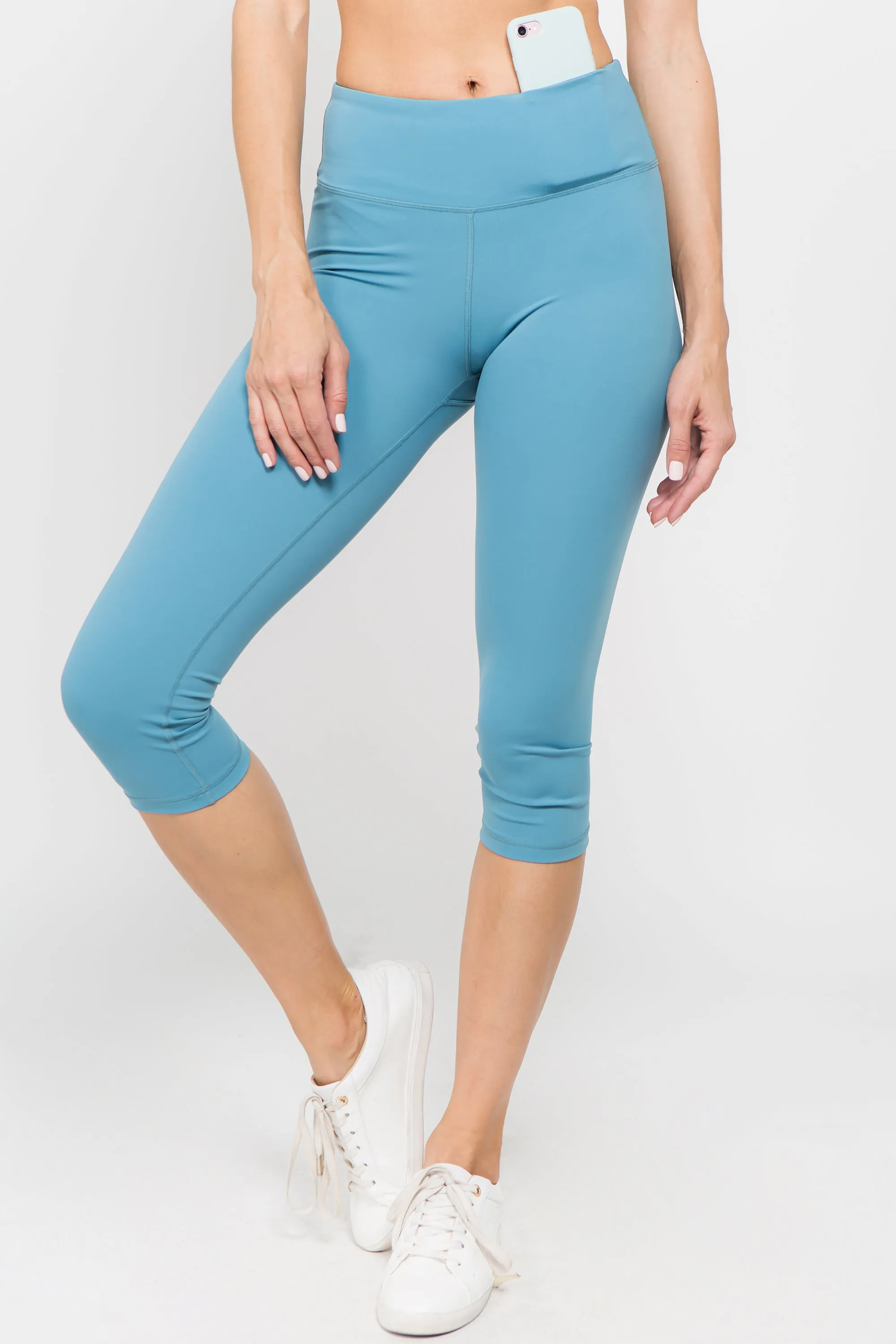 Freestyle Active Single Pocket Capri Legging