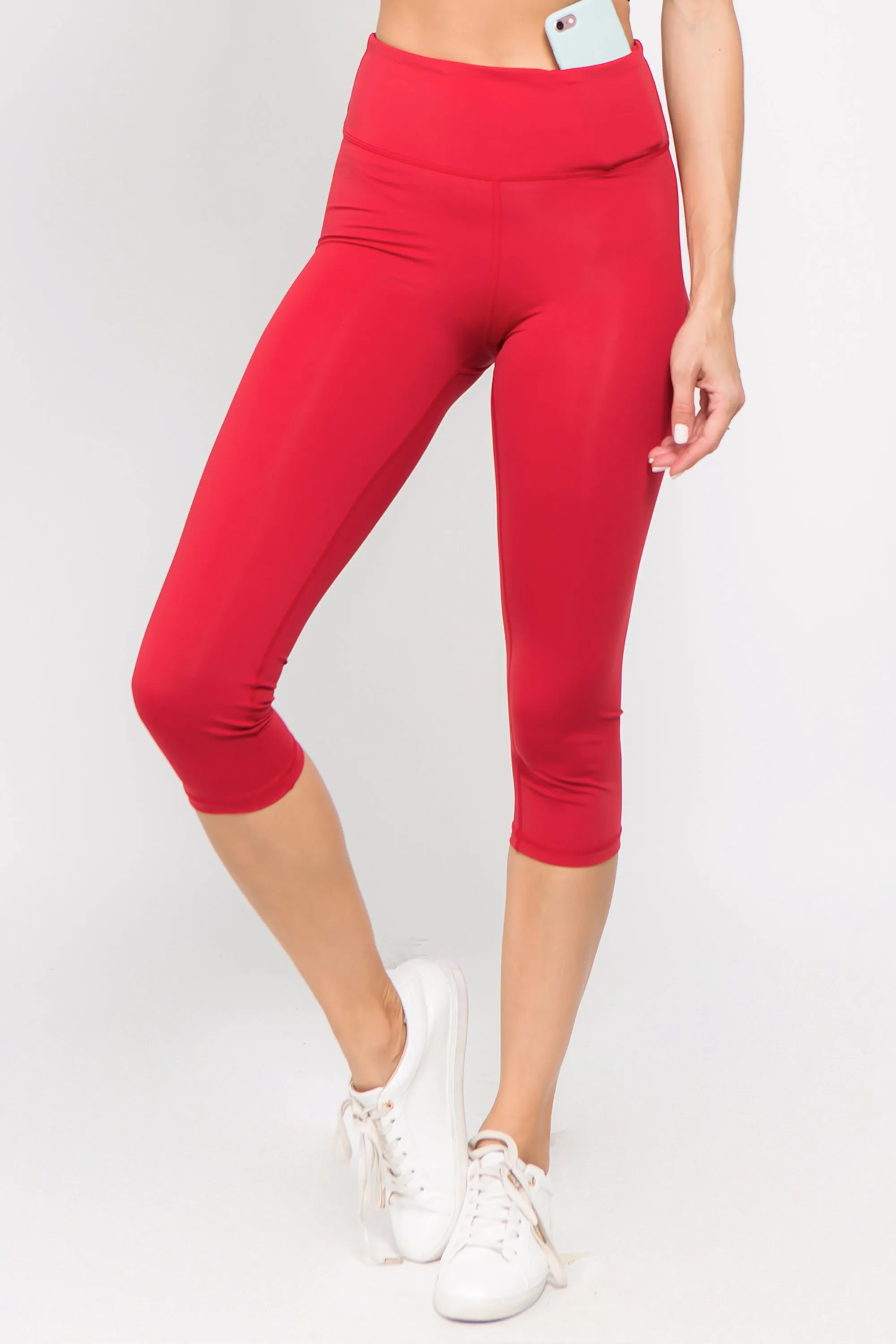 Freestyle Active Single Pocket Capri Legging