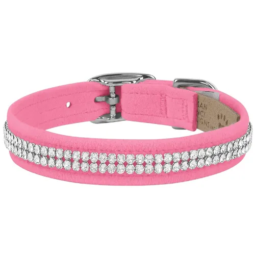 Giltmore 2 Row Collar — Perfect Pink