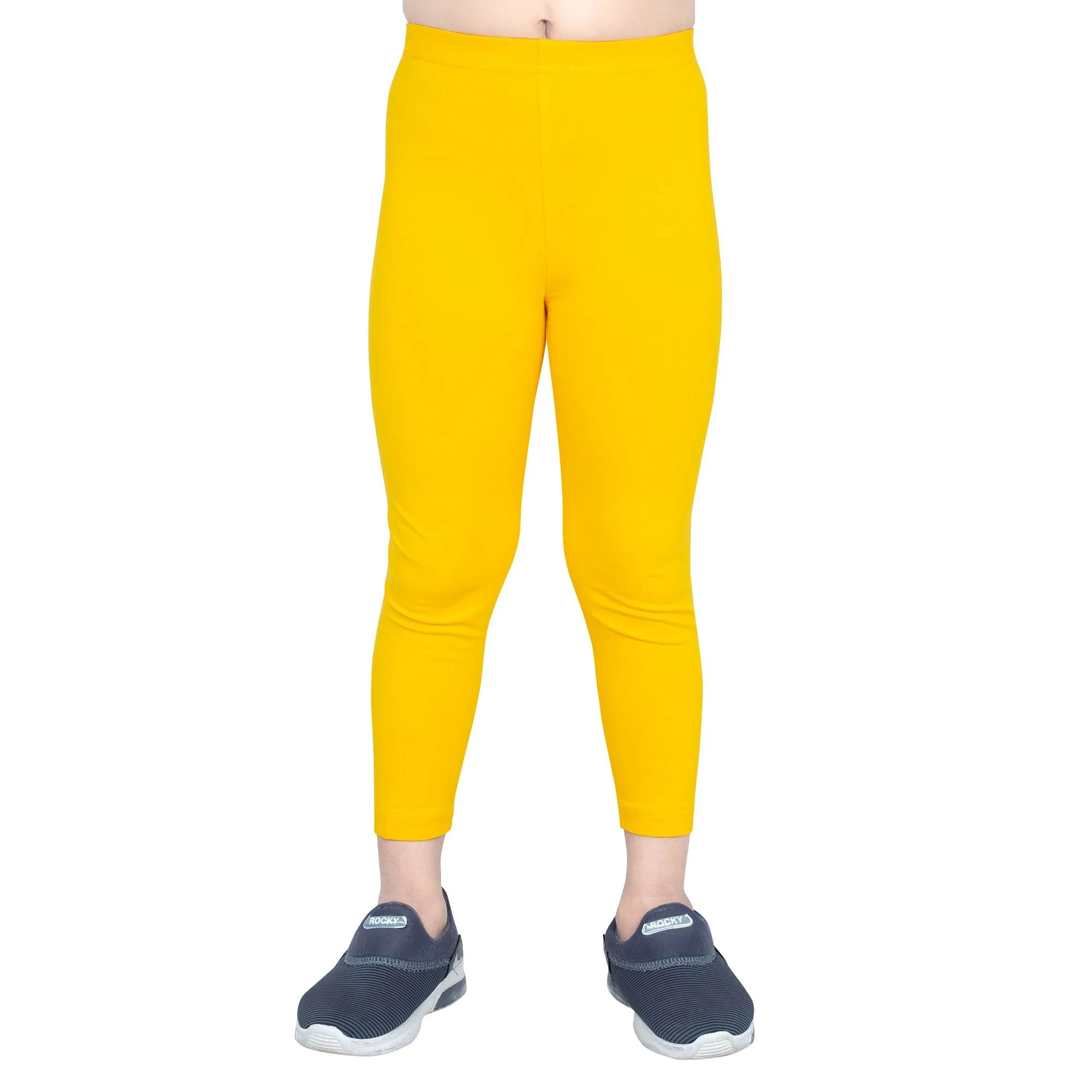 Girls Mustard Ankle Length Legging