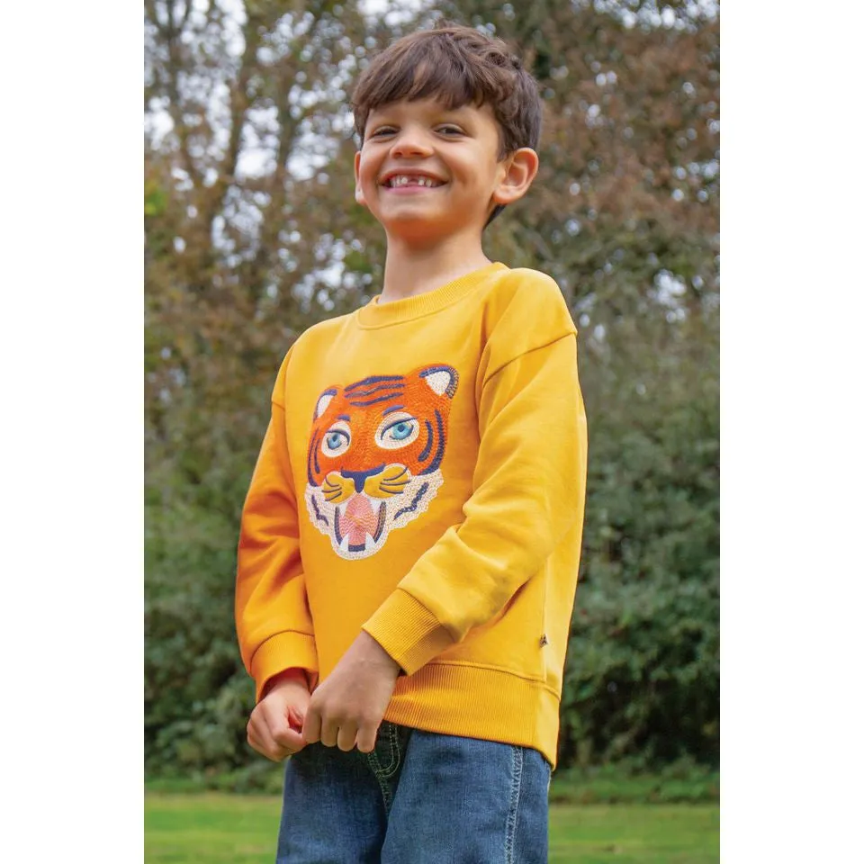 Gold / Tiger Superb Stitched Sweatshirt