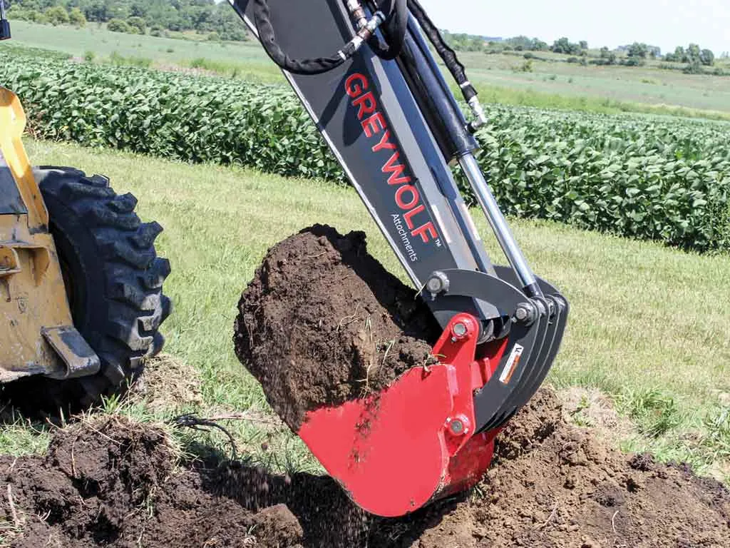 GREYWOLF backhoe for skid steer