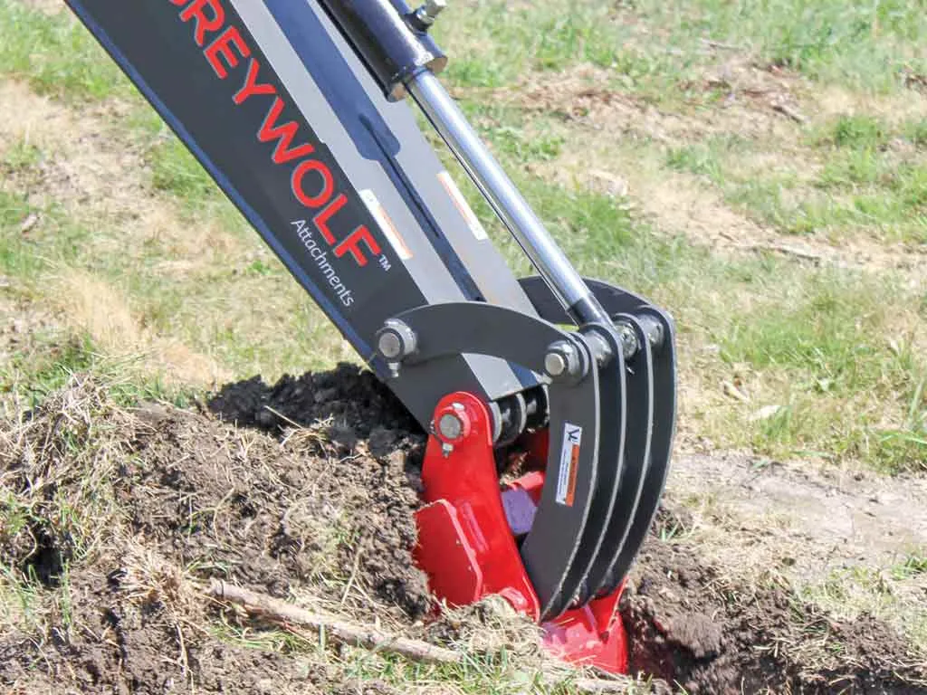 GREYWOLF backhoe for skid steer