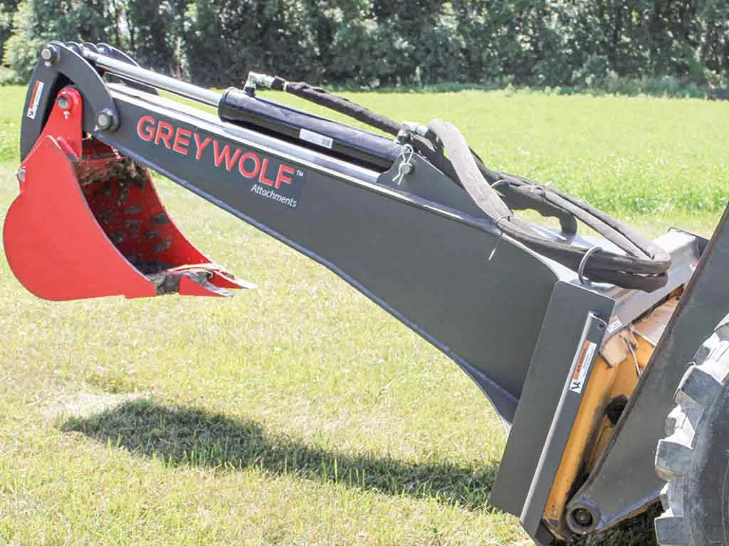 GREYWOLF backhoe for skid steer