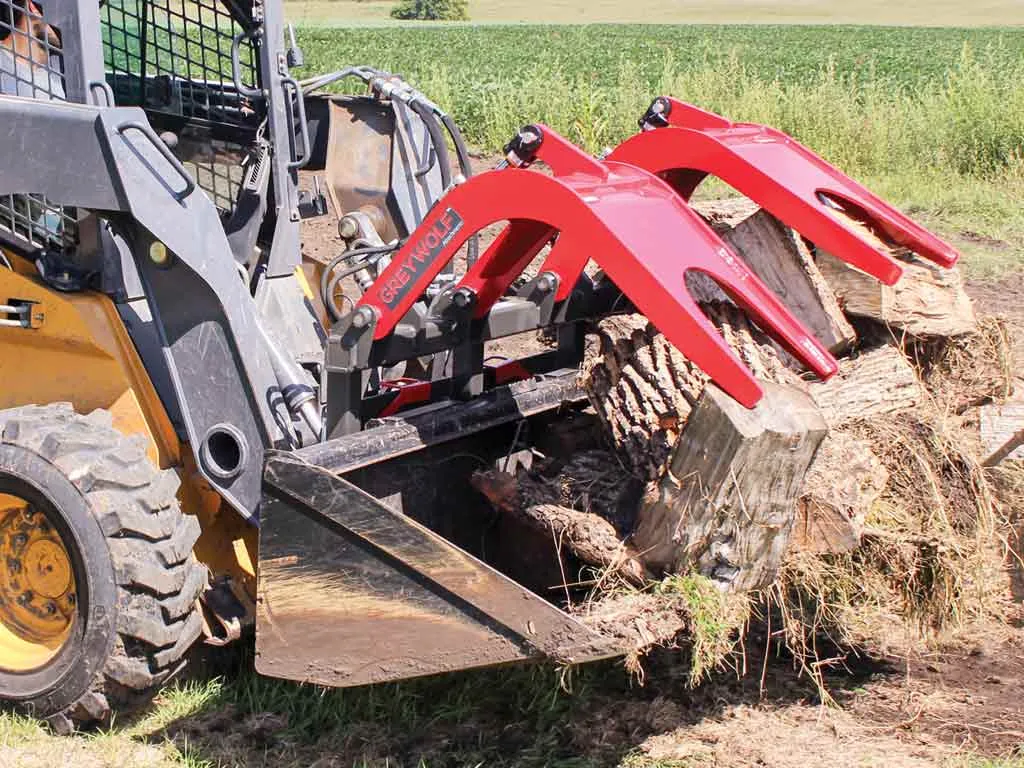 GREYWOLF double quick tach grapple