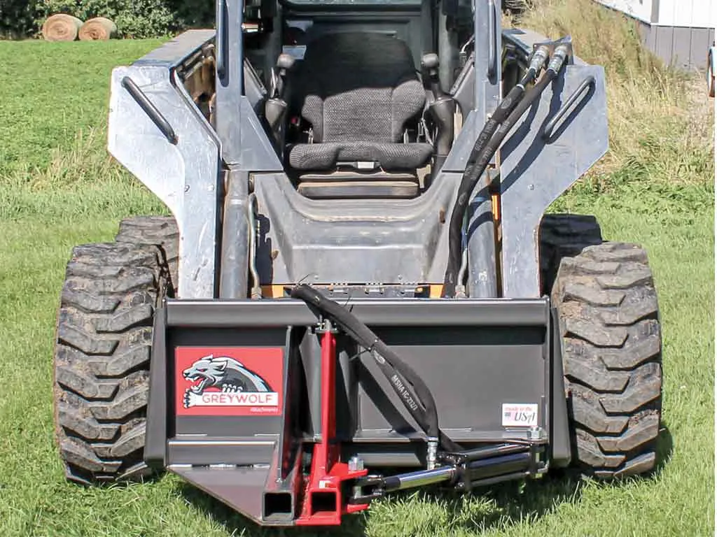 GREYWOLF tree puller for skid steer