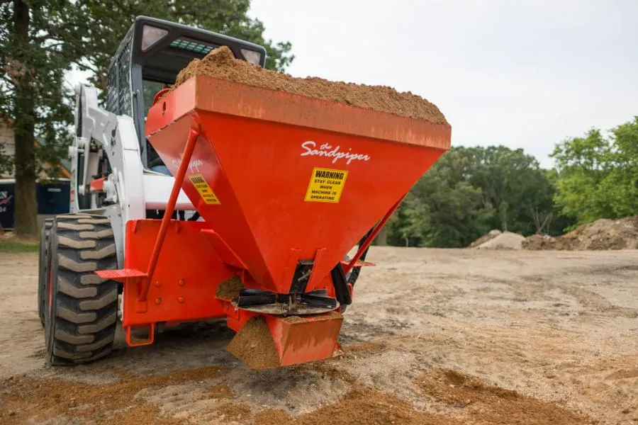 HITCH-DOC SANDPIPER HYDRAULIC MATERIAL SPREADER