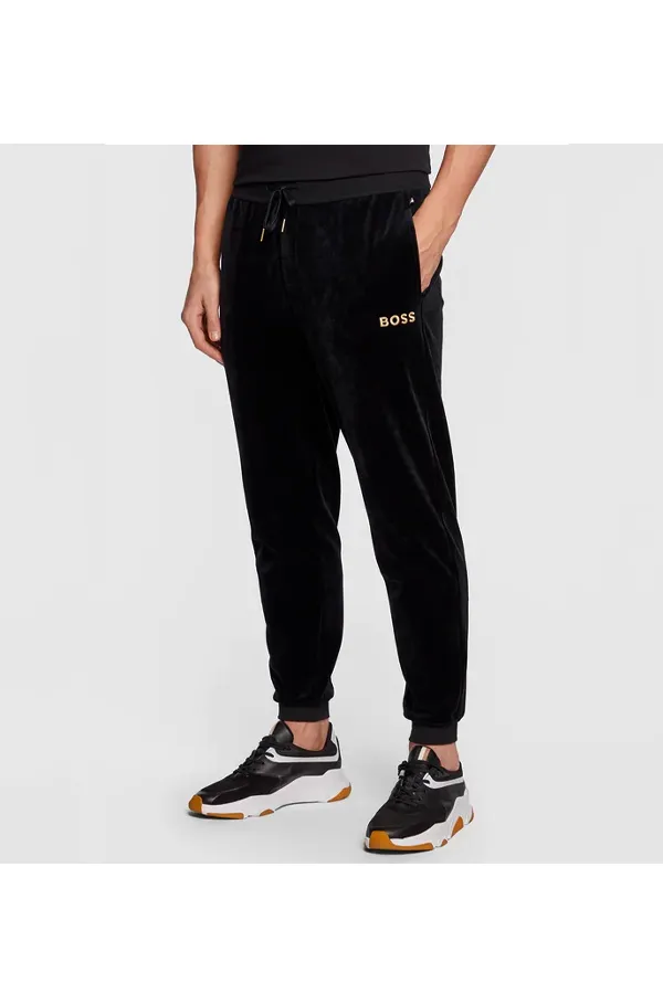 Hugo Boss Velour Pants Gold