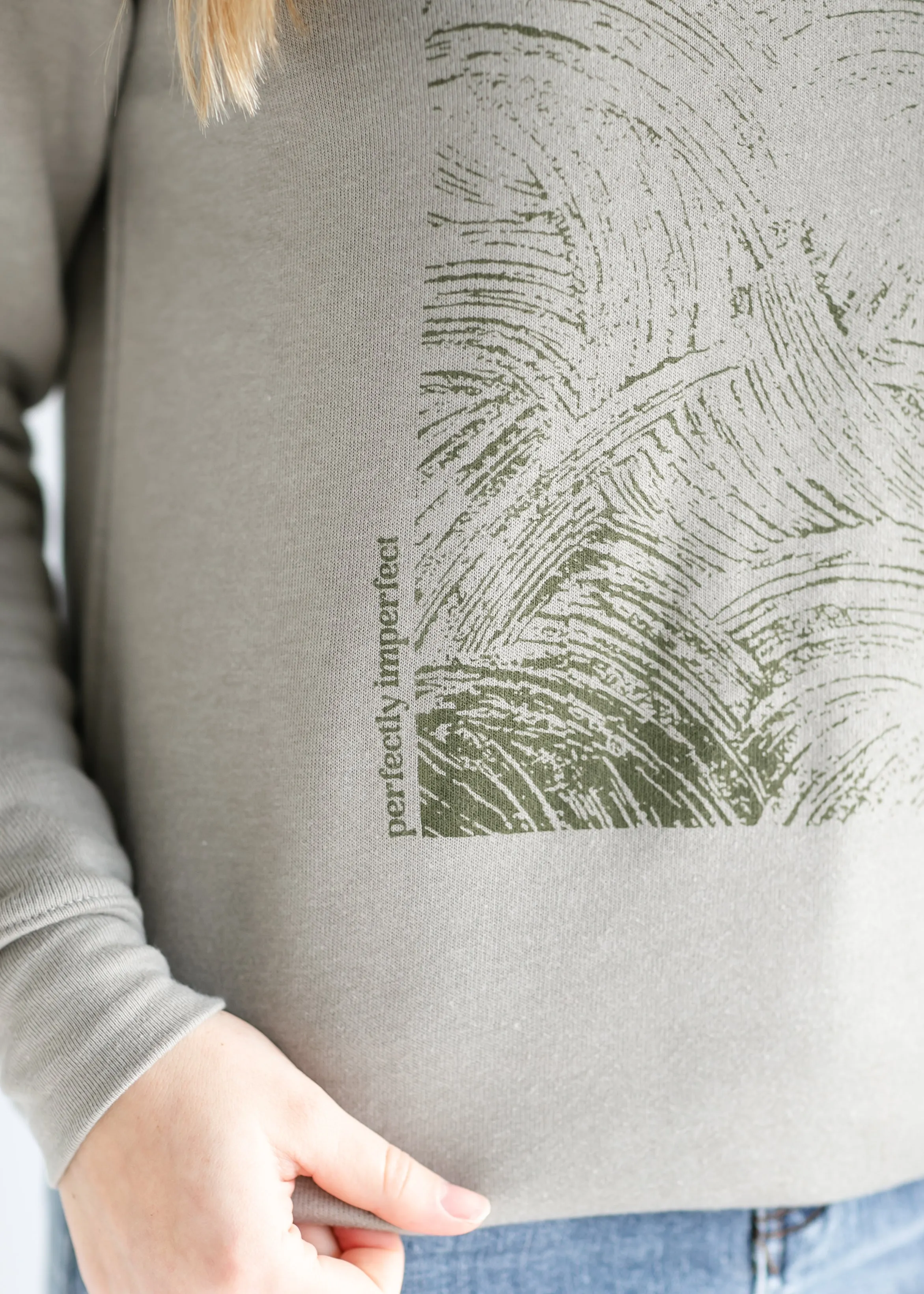 Inherit Perfectly Imperfect Graphic Crewneck Sweatshirt - FINAL SALE