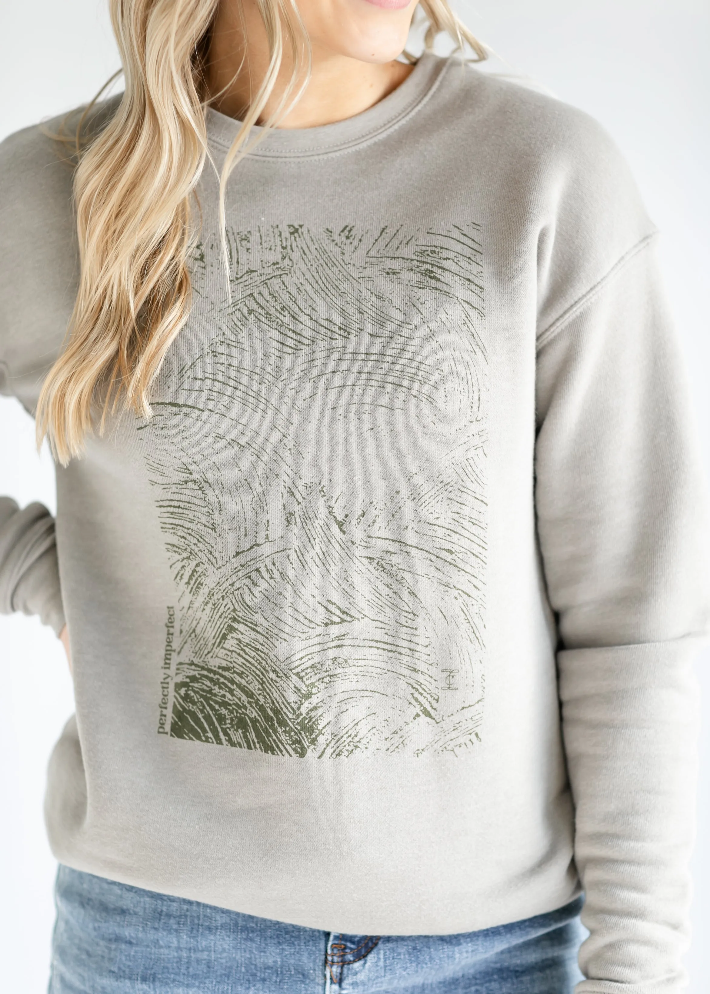 Inherit Perfectly Imperfect Graphic Crewneck Sweatshirt - FINAL SALE