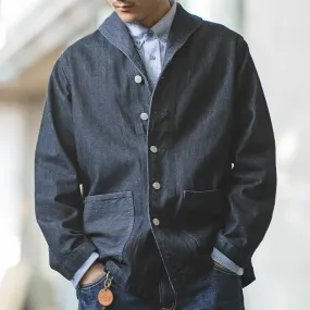 Jinquedai Tooling Jackets §էاڧߧã§à§ӧѧñ §ܧå§â§ä§ܧÑ Mens American Casual Blue Washed Denim Jacket Navy Amekaji Vintage streetwear Jacket