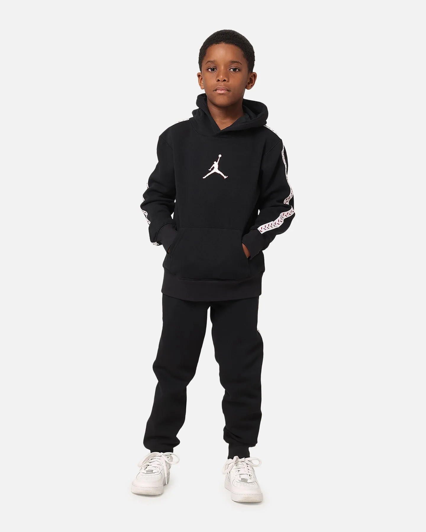 Jordan Kids' Baseline Pullover Hoodie Black