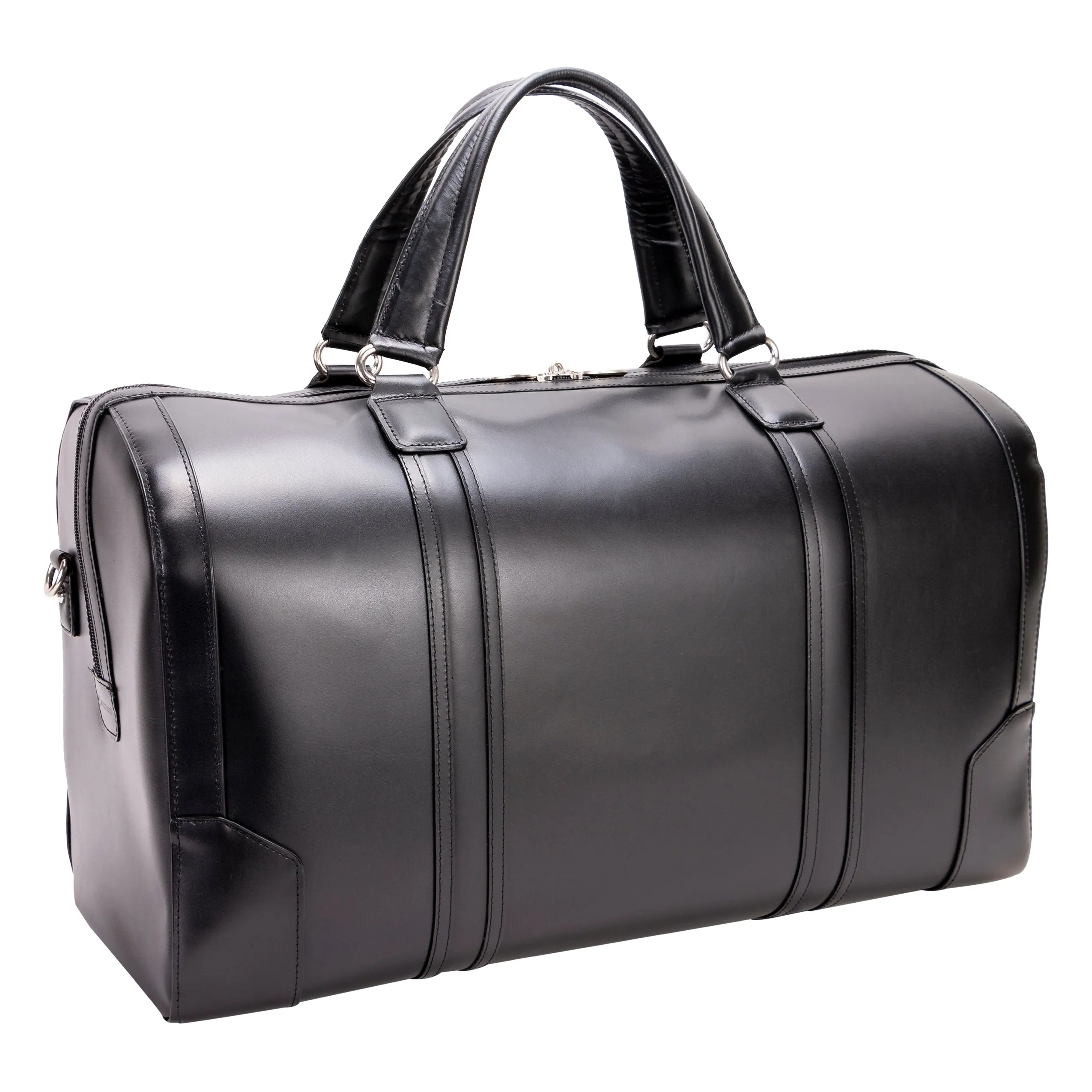 KINZIE |  20” Leather Carry-All Tablet Duffel