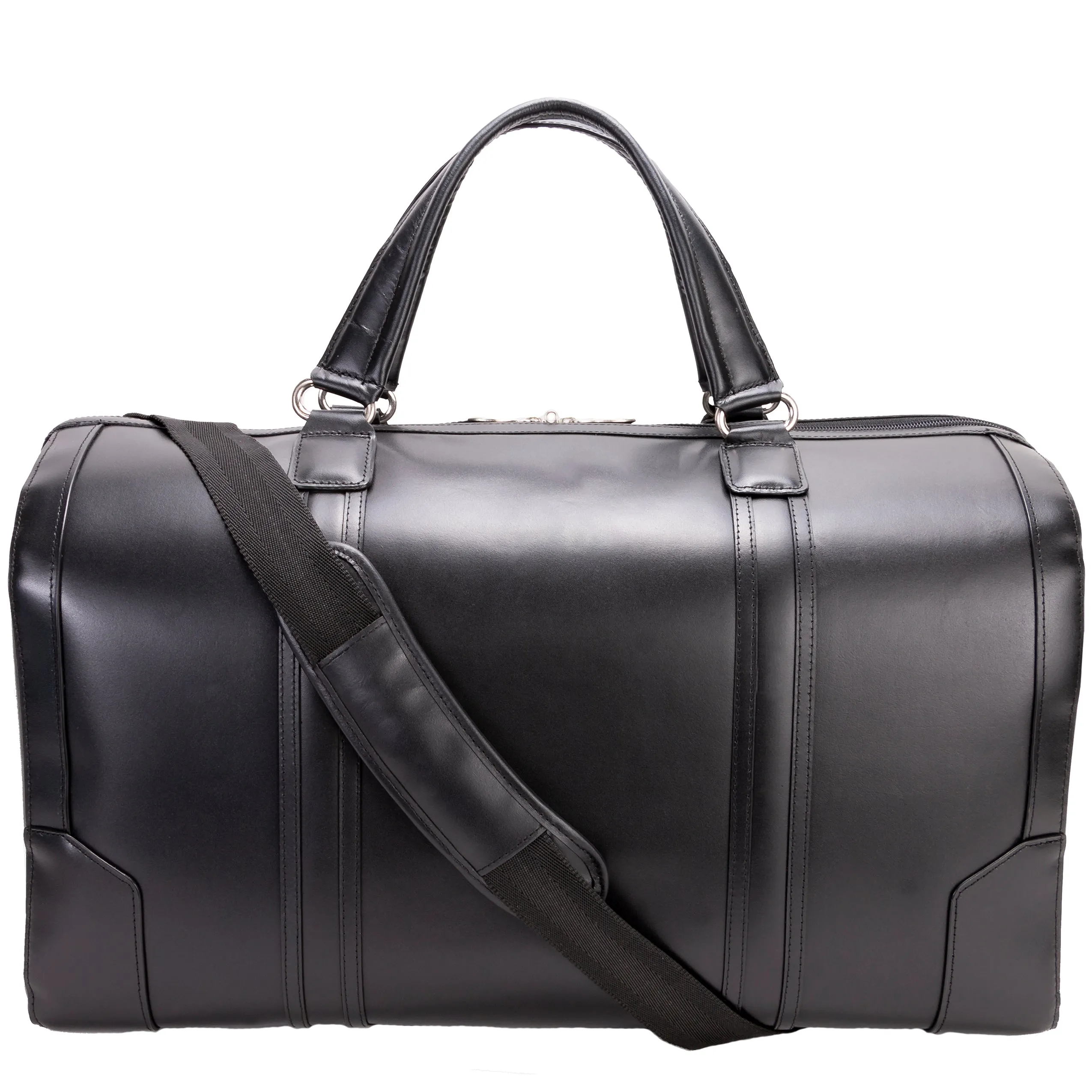 KINZIE |  20” Leather Carry-All Tablet Duffel