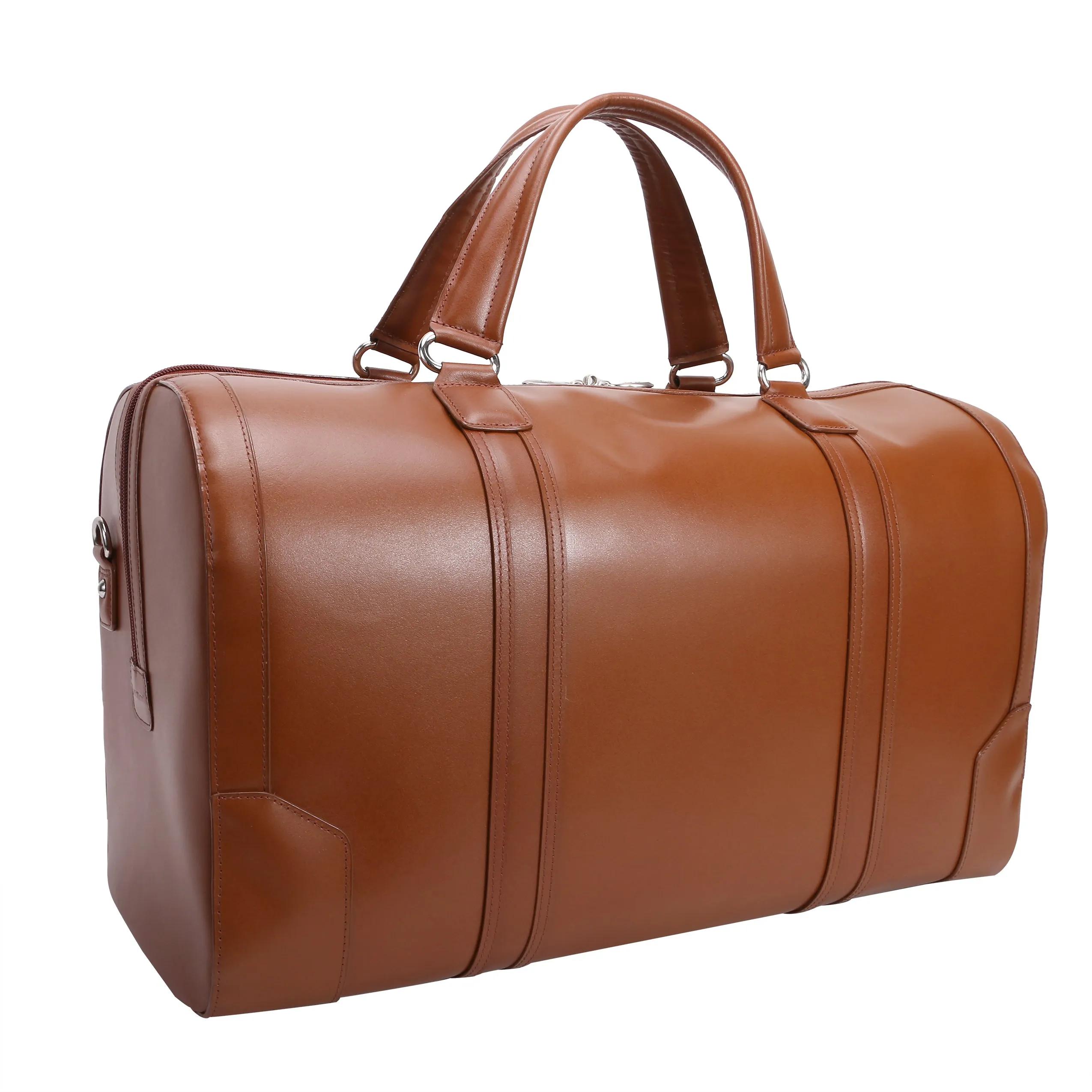 KINZIE |  20” Leather Carry-All Tablet Duffel