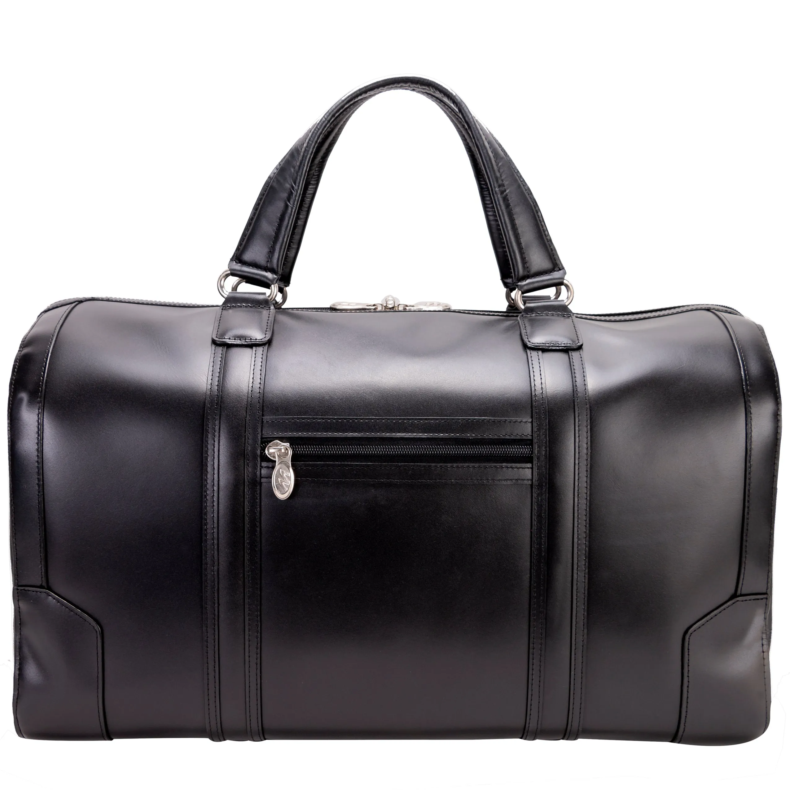 KINZIE |  20” Leather Carry-All Tablet Duffel