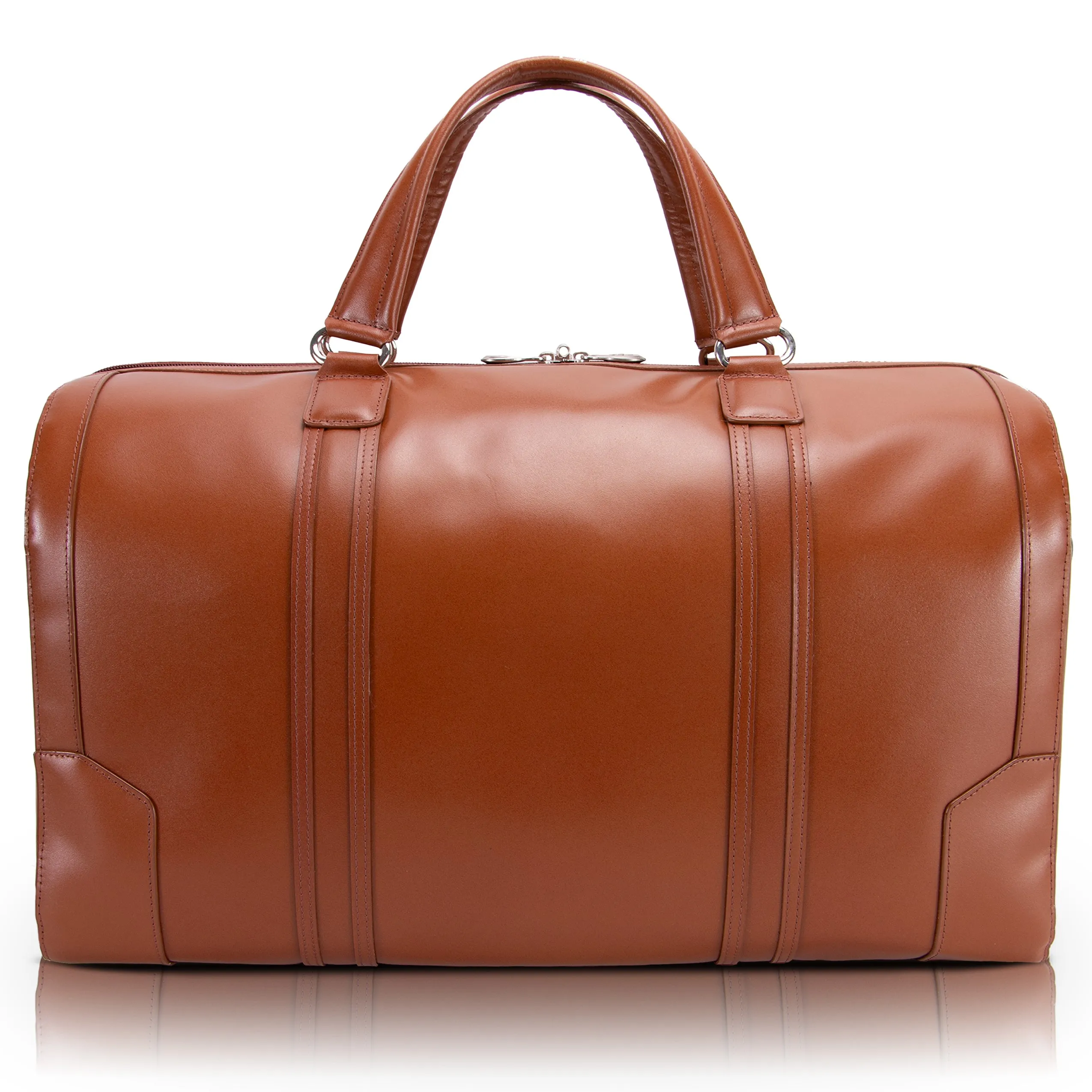 KINZIE |  20” Leather Carry-All Tablet Duffel