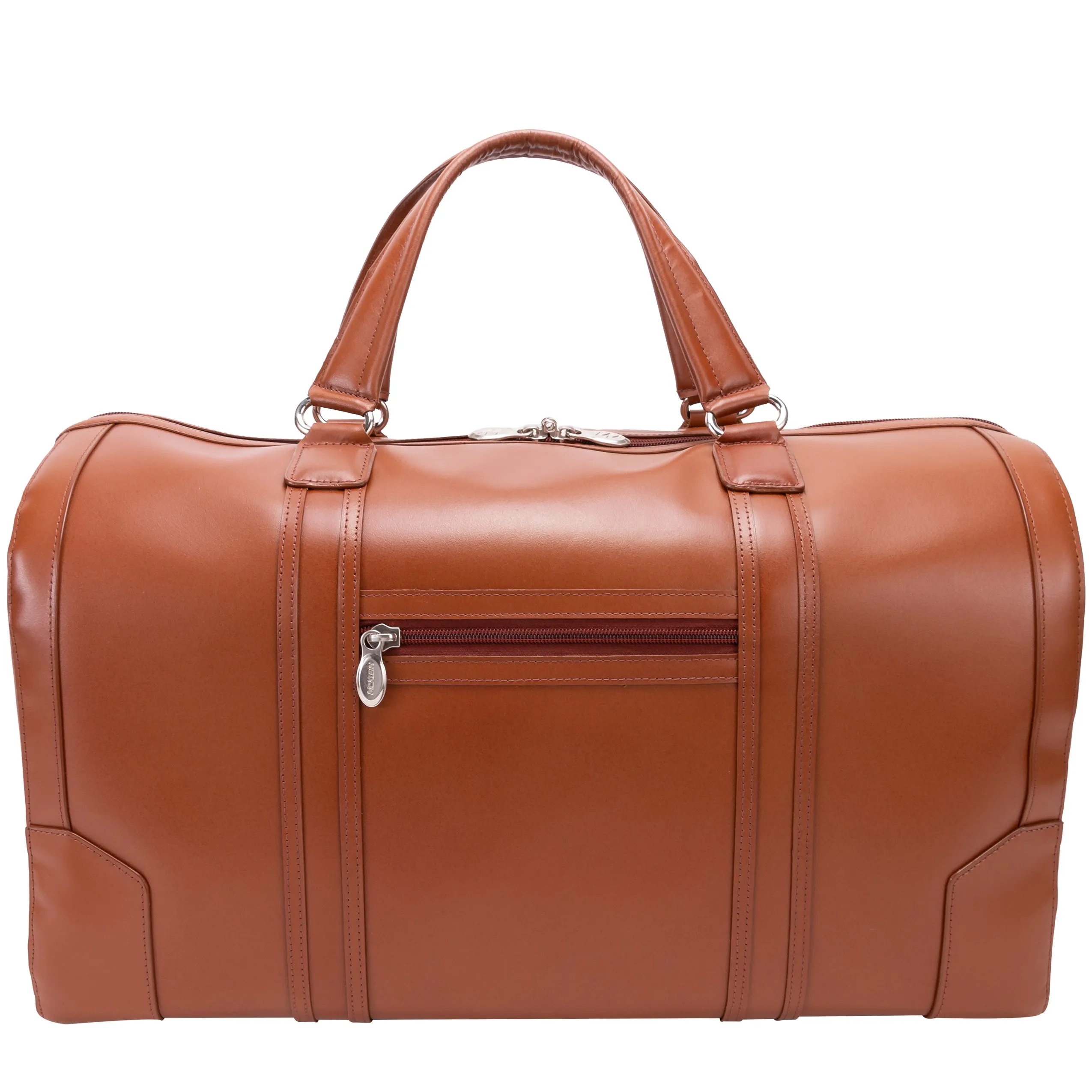 KINZIE |  20” Leather Carry-All Tablet Duffel