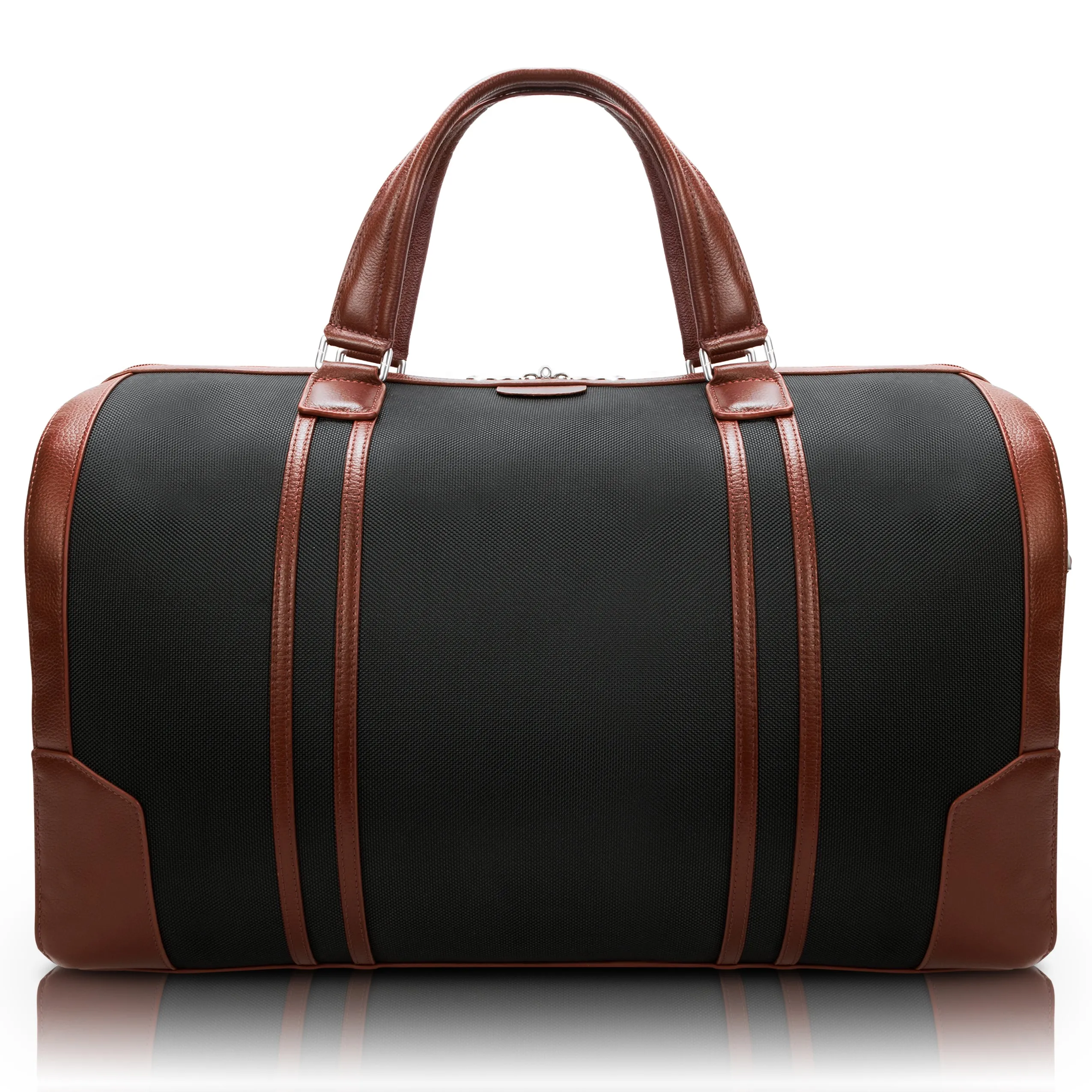 KINZIE | Nylon Two-Tone Carry-All Tablet Duffel