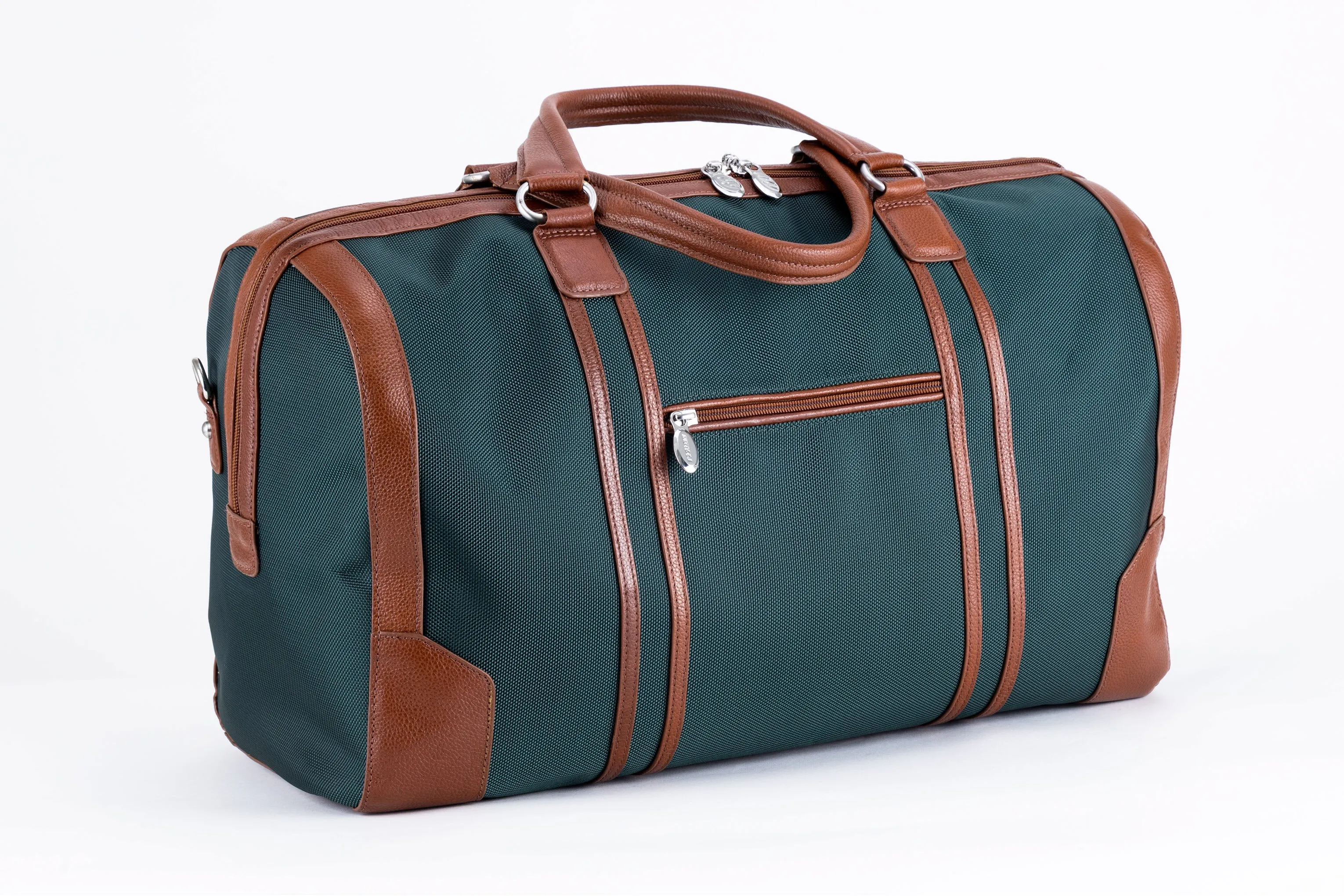 KINZIE | Nylon Two-Tone Carry-All Tablet Duffel