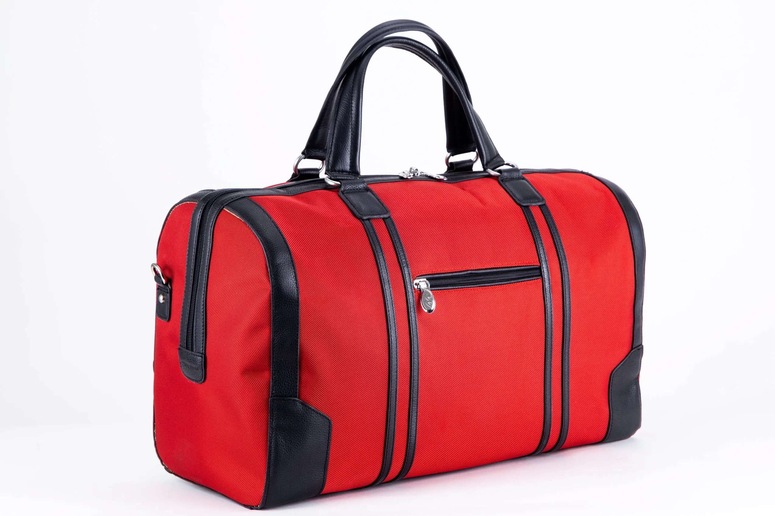 KINZIE | Nylon Two-Tone Carry-All Tablet Duffel