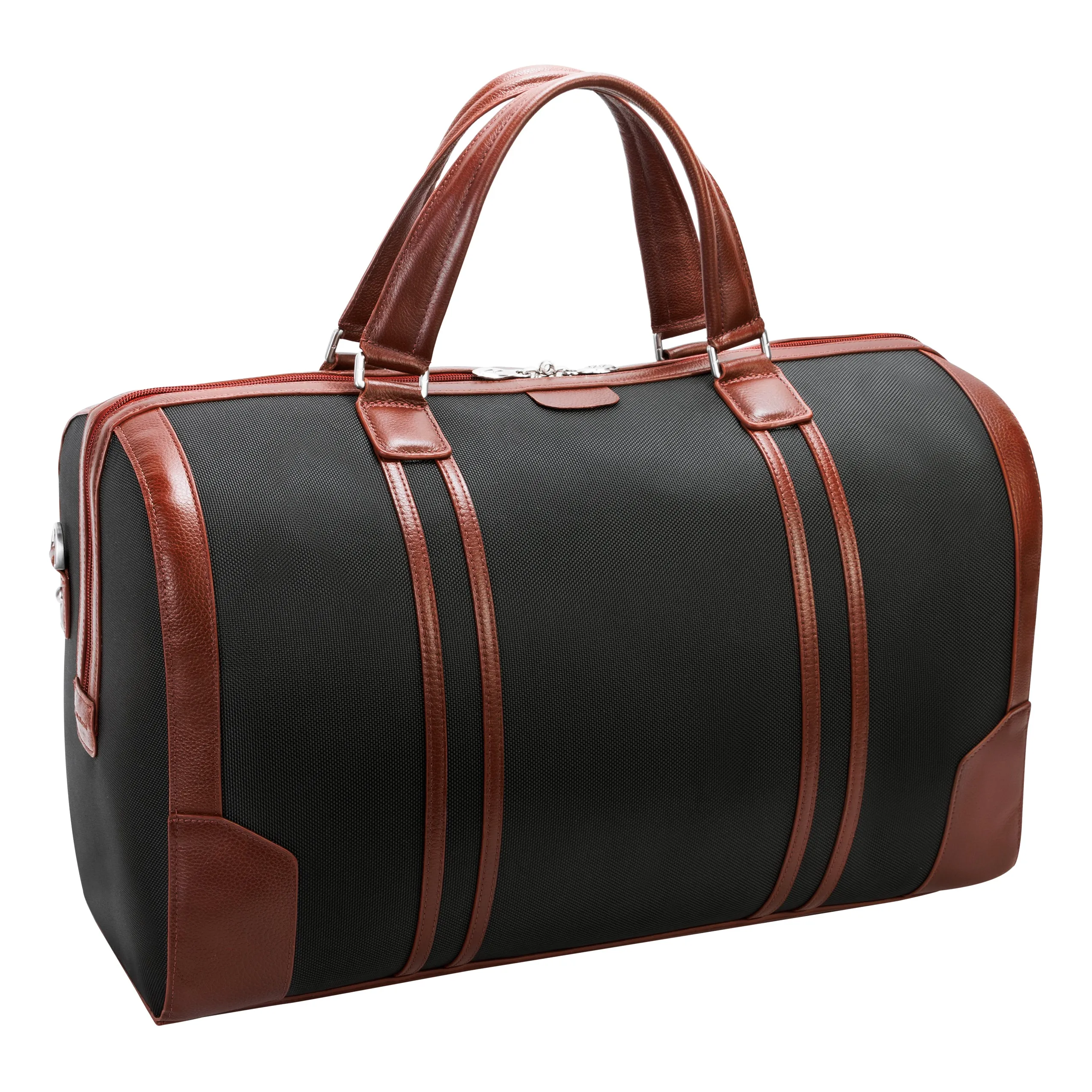 KINZIE | Nylon Two-Tone Carry-All Tablet Duffel