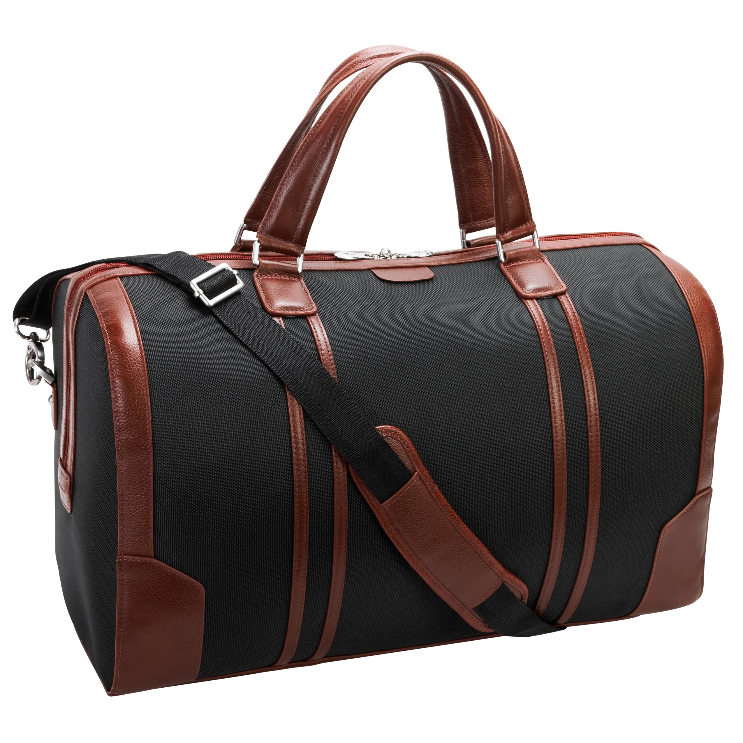 KINZIE | Nylon Two-Tone Carry-All Tablet Duffel