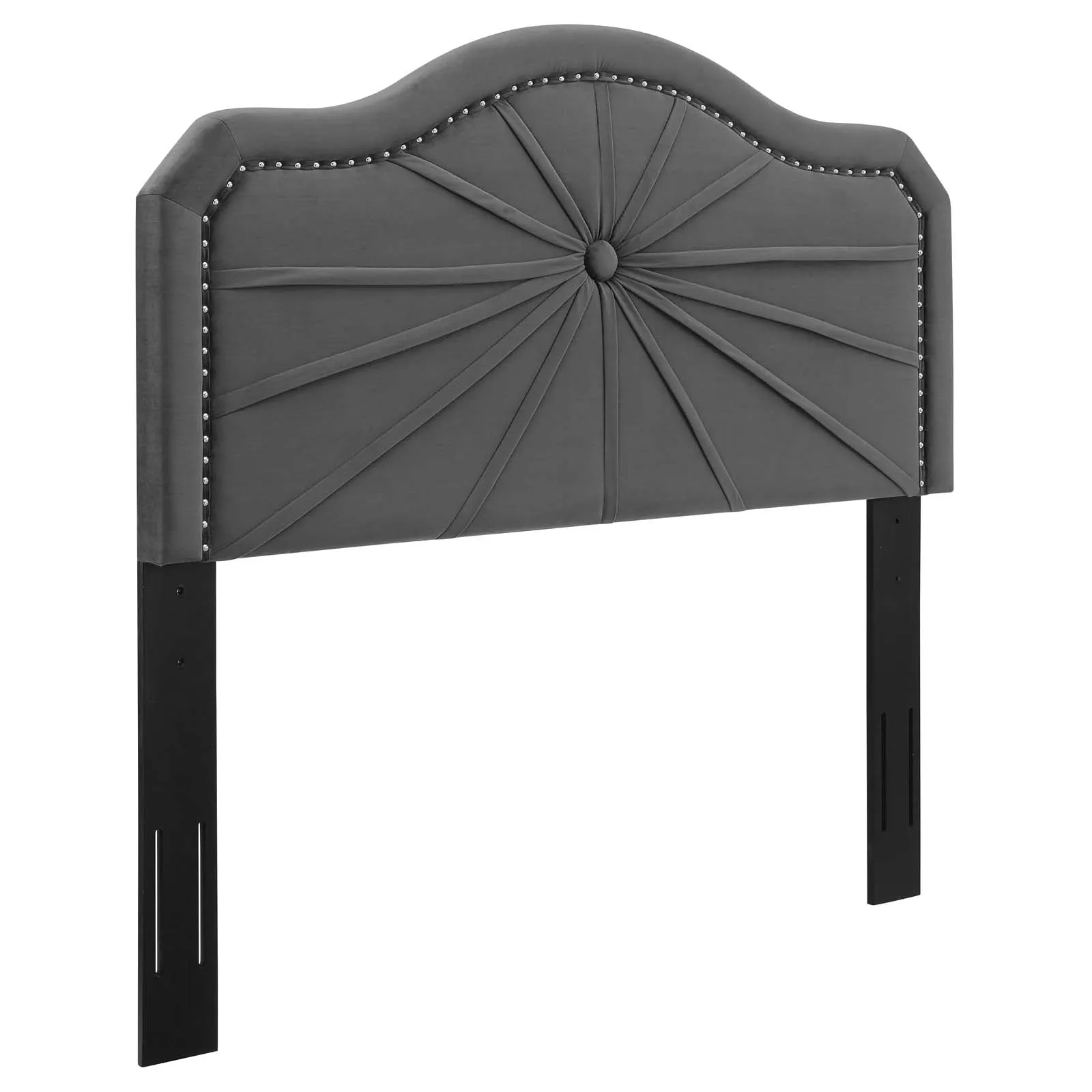 Kristin Pleated Performance Velvet Headboard