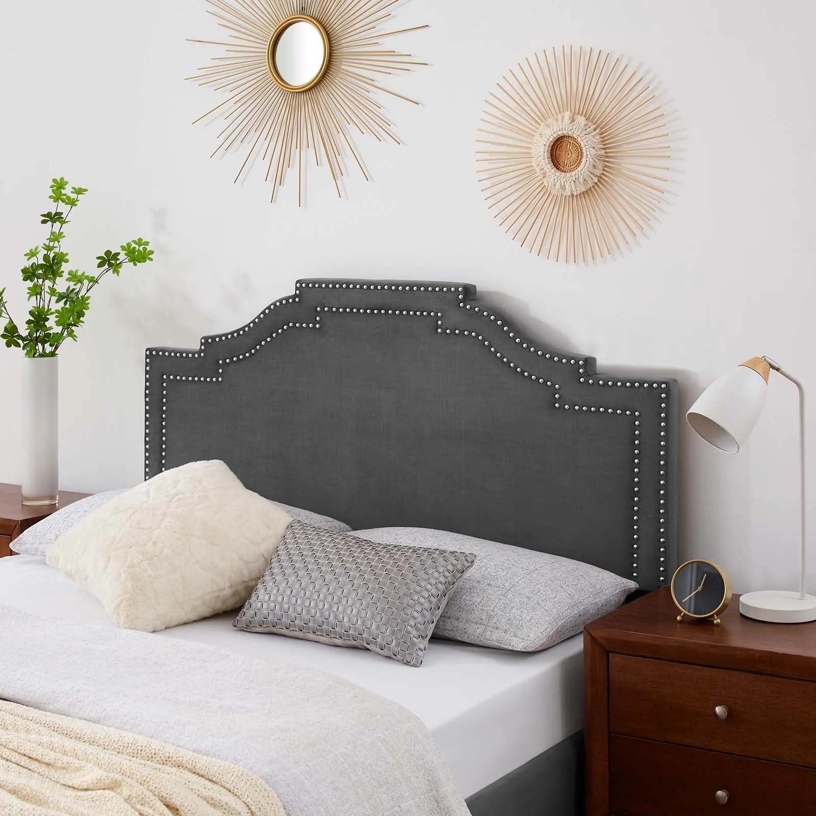 Lucia Performance Velvet Headboard