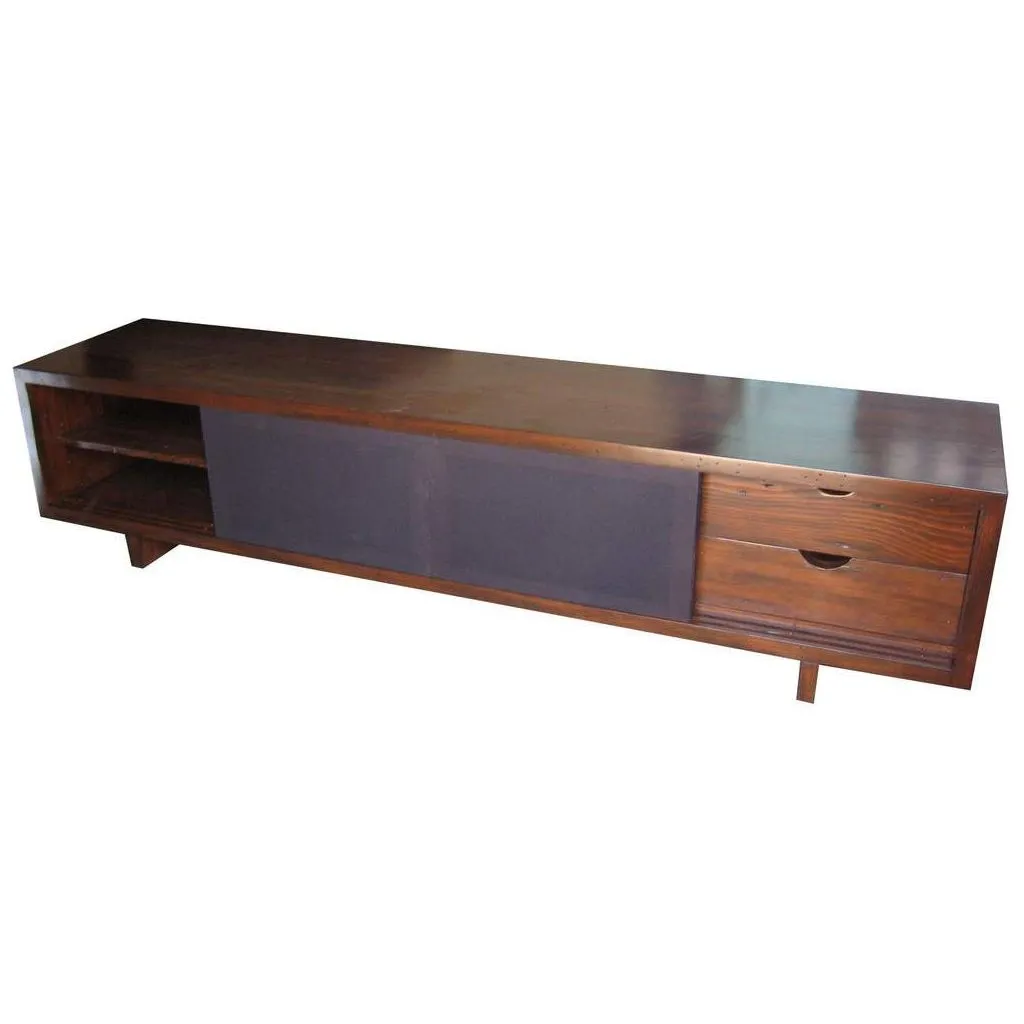 Manhattan Modern Media Cabinet in Reclaimed Wood