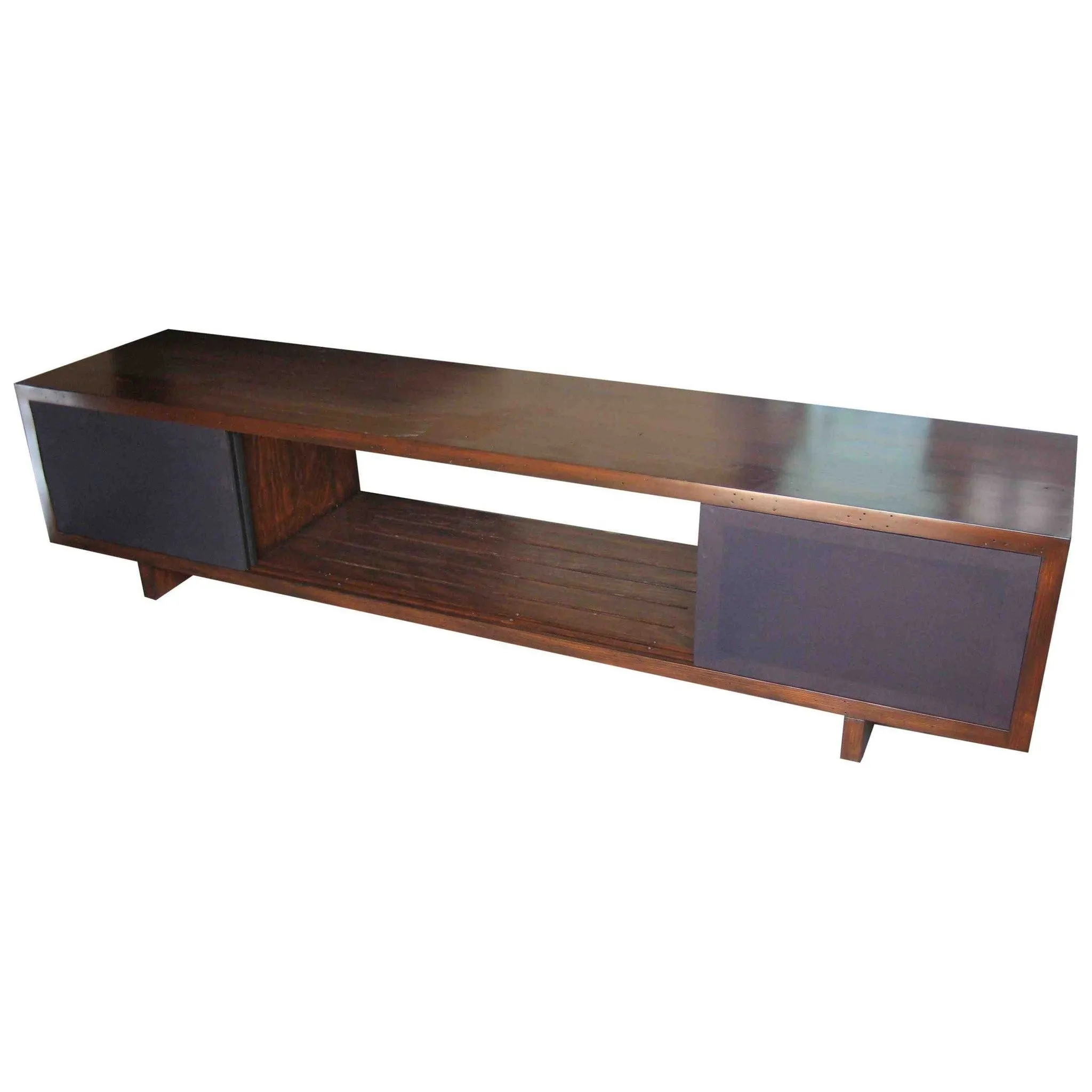 Manhattan Modern Media Cabinet in Reclaimed Wood