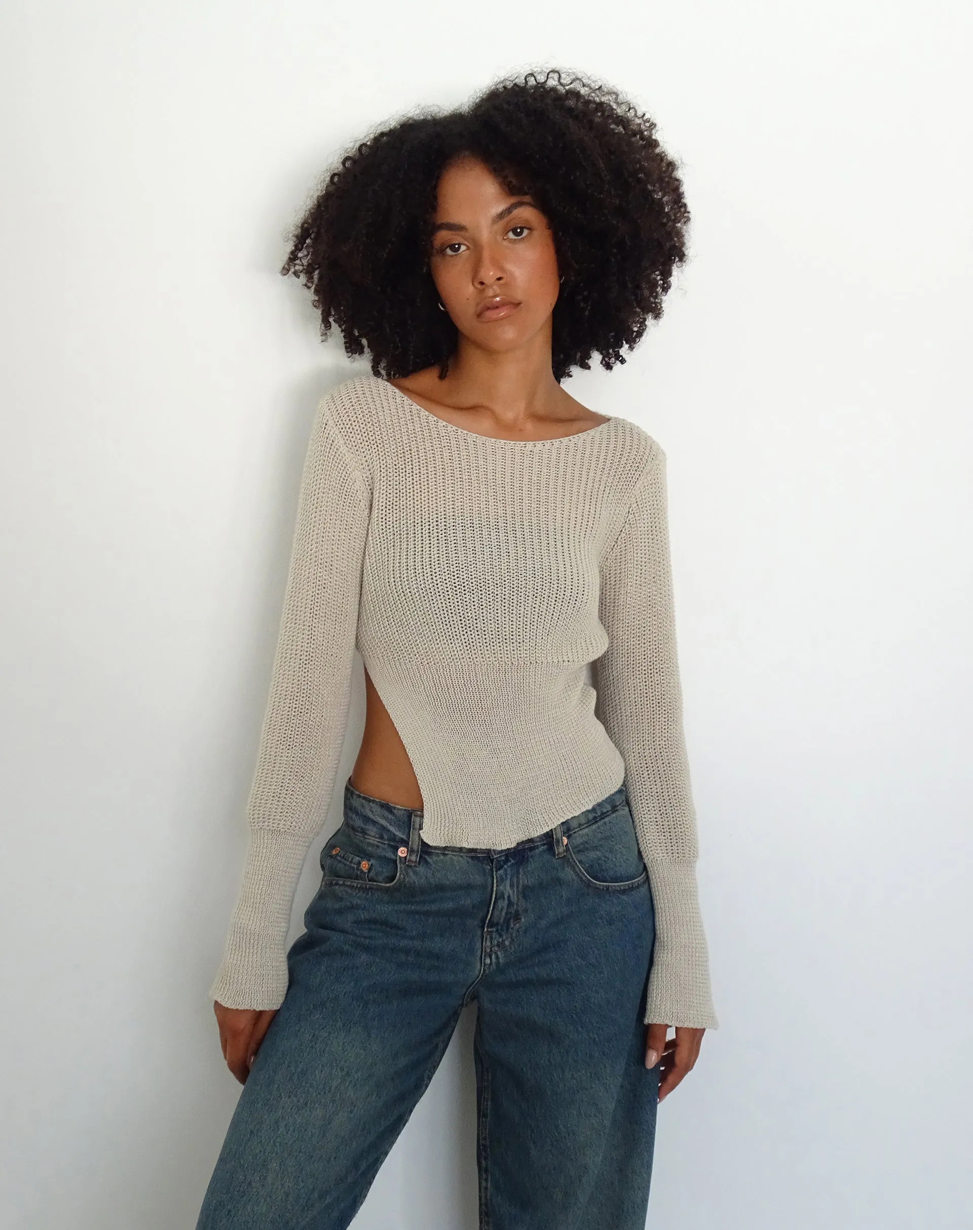 Mazie Jumper in Natural