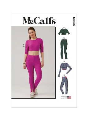 McCall's Pattern M8455 Misses' Knit Top and Leggings