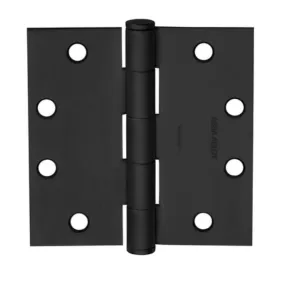 McKinney TA2714-4 1/2" x 4"-BSP Five Knuckle Ball Bearing Commercial Door Hinges, Black Suede Powder Coat