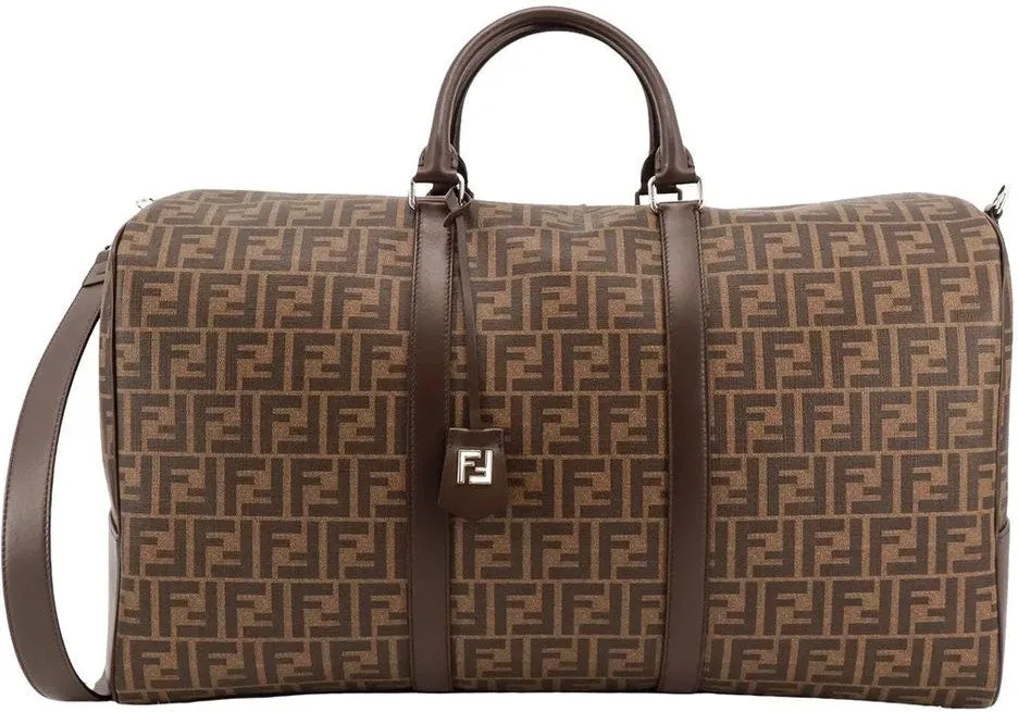 Men's Large Ff Duffle Bag in Brown | Size UNICA | 7VV162AFCB