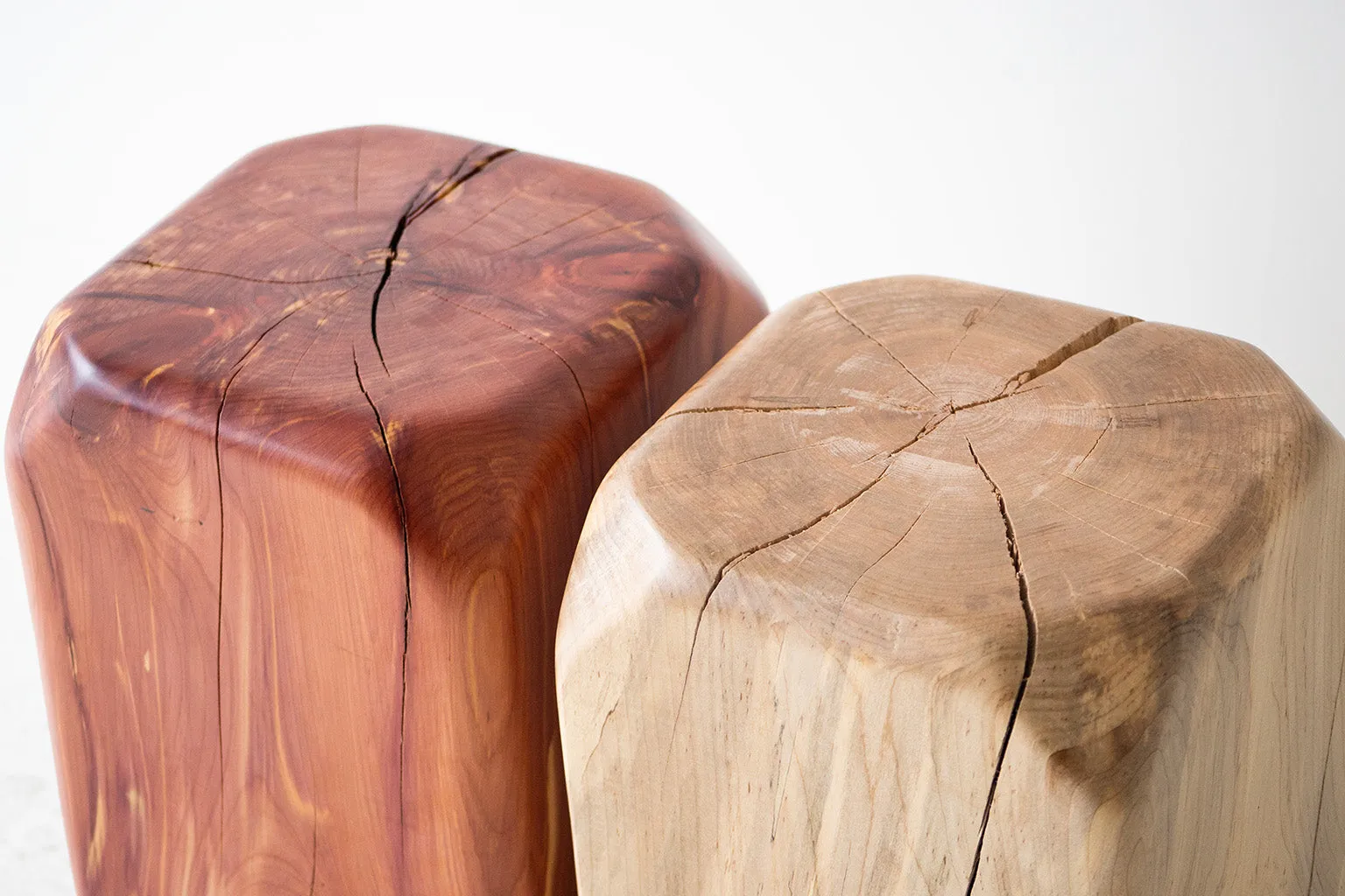 Modern Wood Stool - The Dublin - 2722