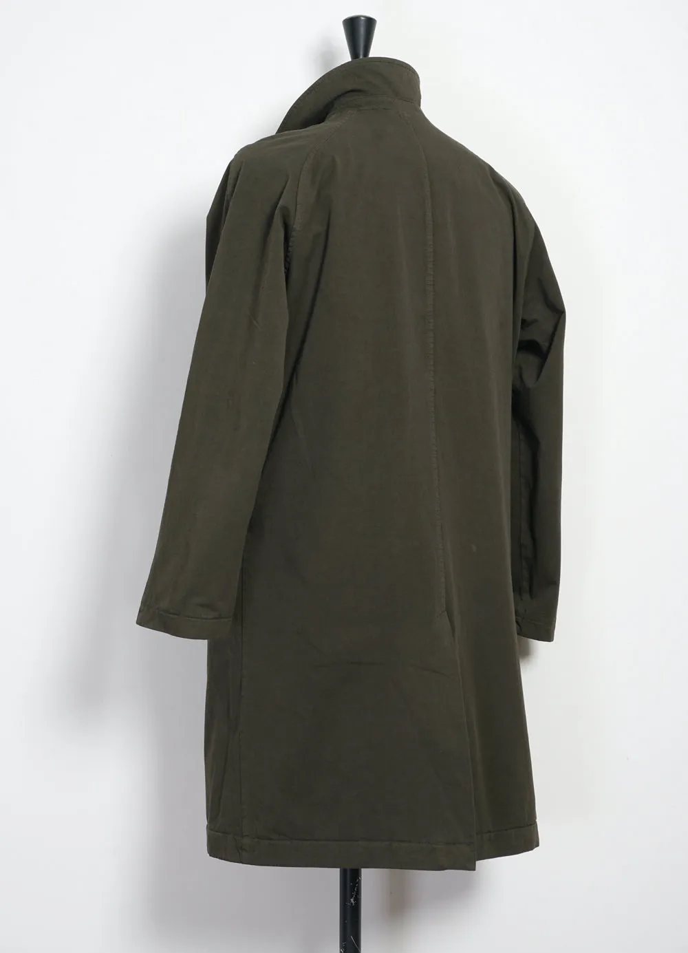 MORTEN | Long Coat | Olive Drill