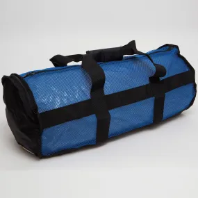 Natl Geo Clamshell Deluxe Drawstring 2Pocket Duffle-Blue/Blk