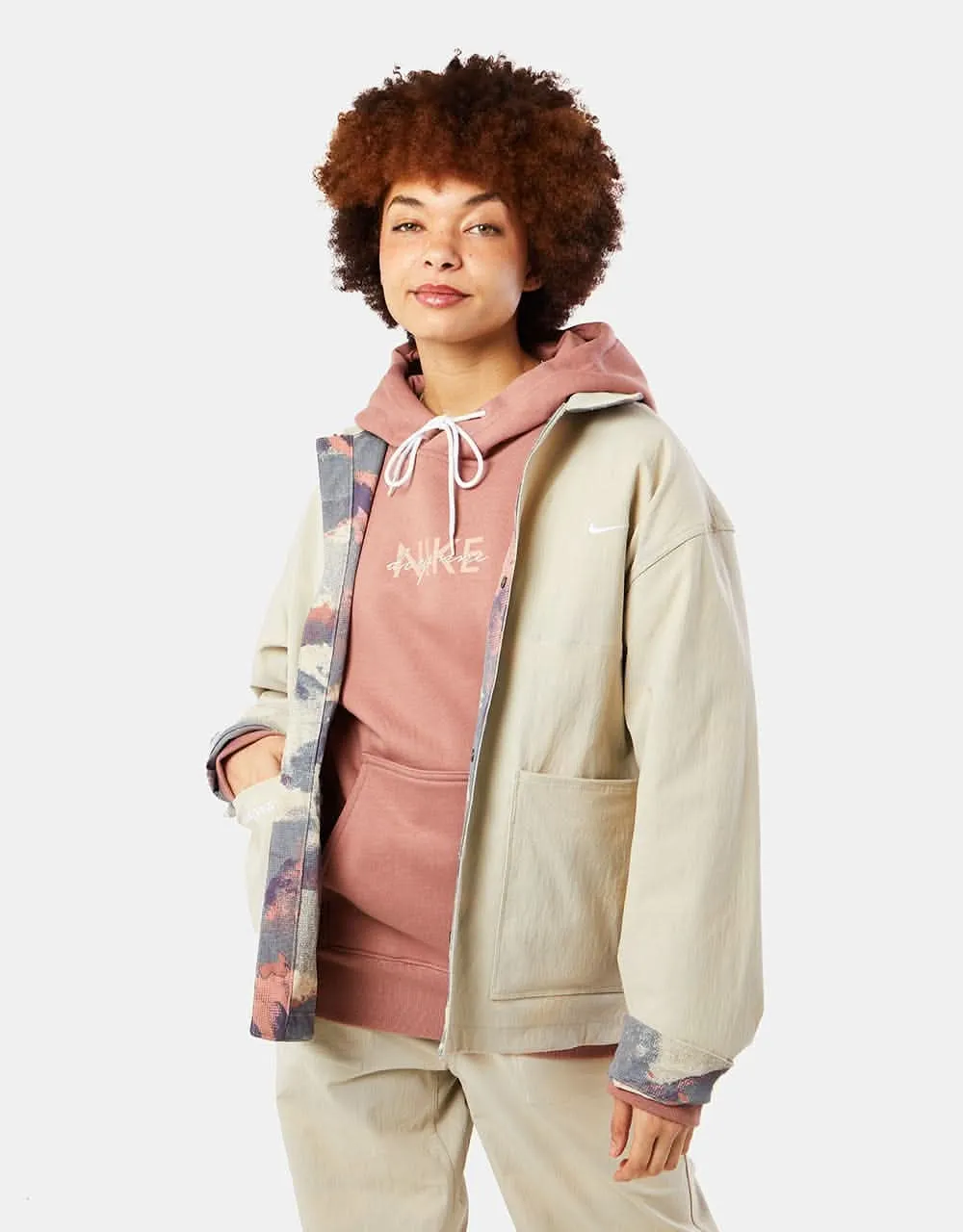 Nike SB x Doyenne Pullover Hoodie - Fossil Rose