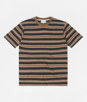 Norse Projects Johannes Multi Stripe T-Shirt - Duffle