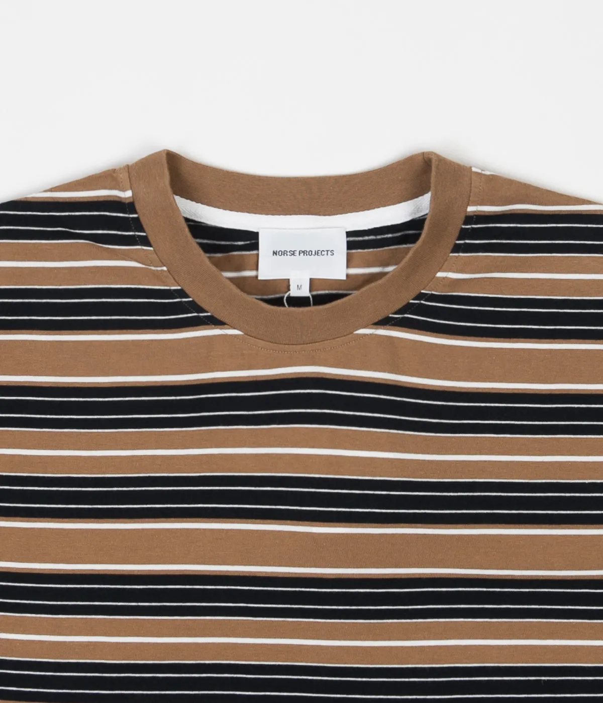 Norse Projects Johannes Multi Stripe T-Shirt - Duffle