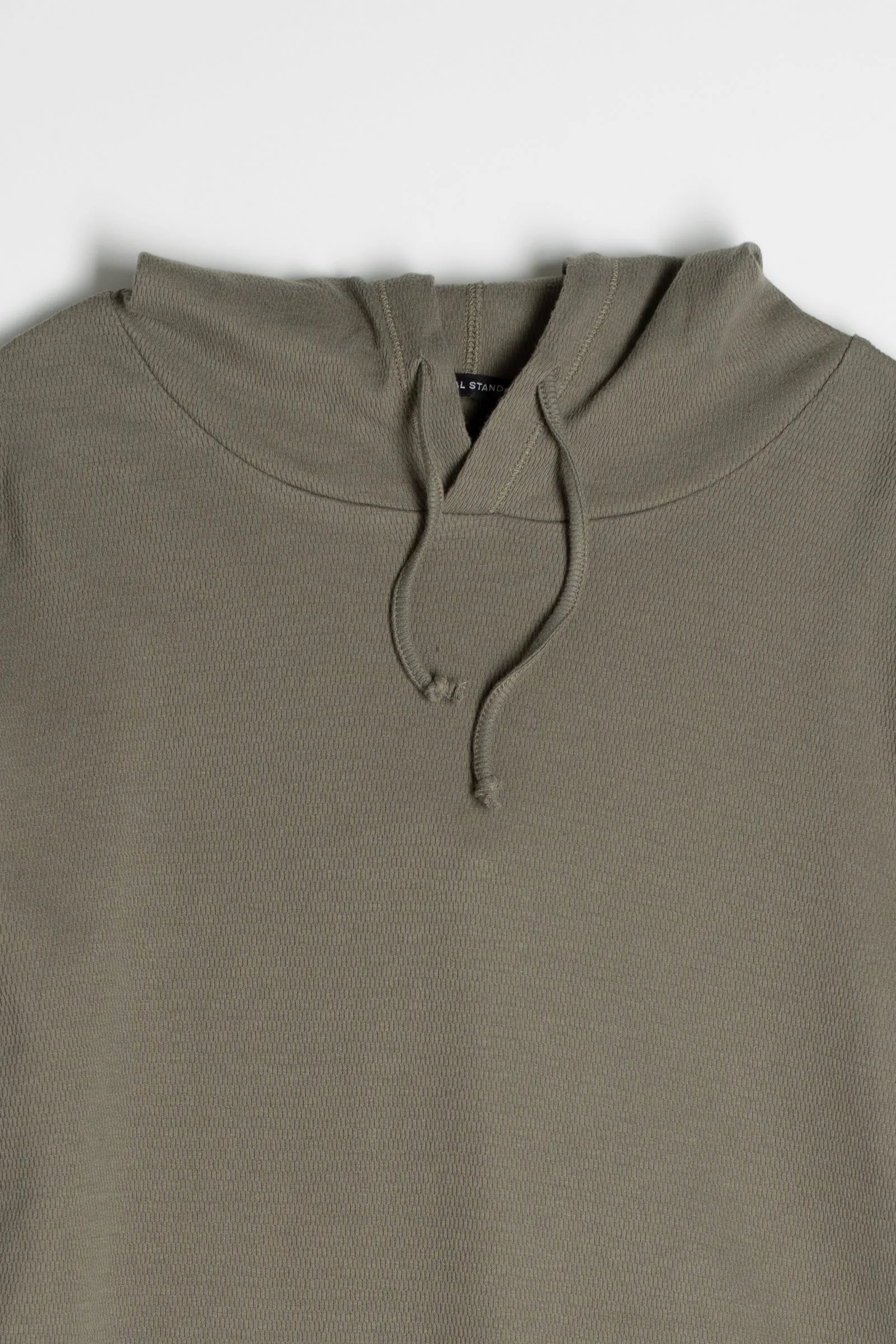 NS2155-7 Mesh Thermal Pullover Hoodie in Army Green