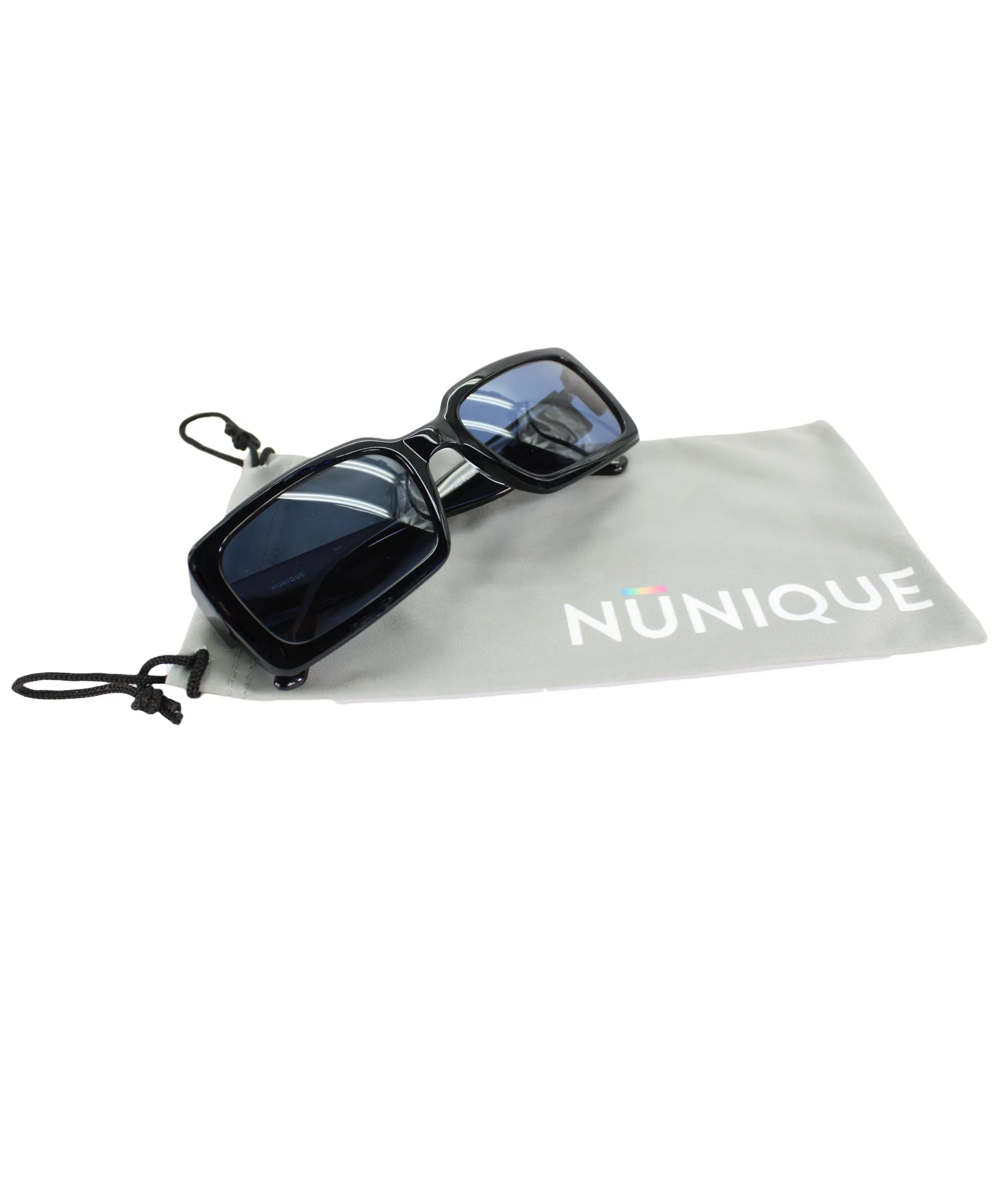 Nunique Unisex Rich Blaire Sunglasses,Multiple Color Options Classic Torty, Smokey lce, Manhattan Black,