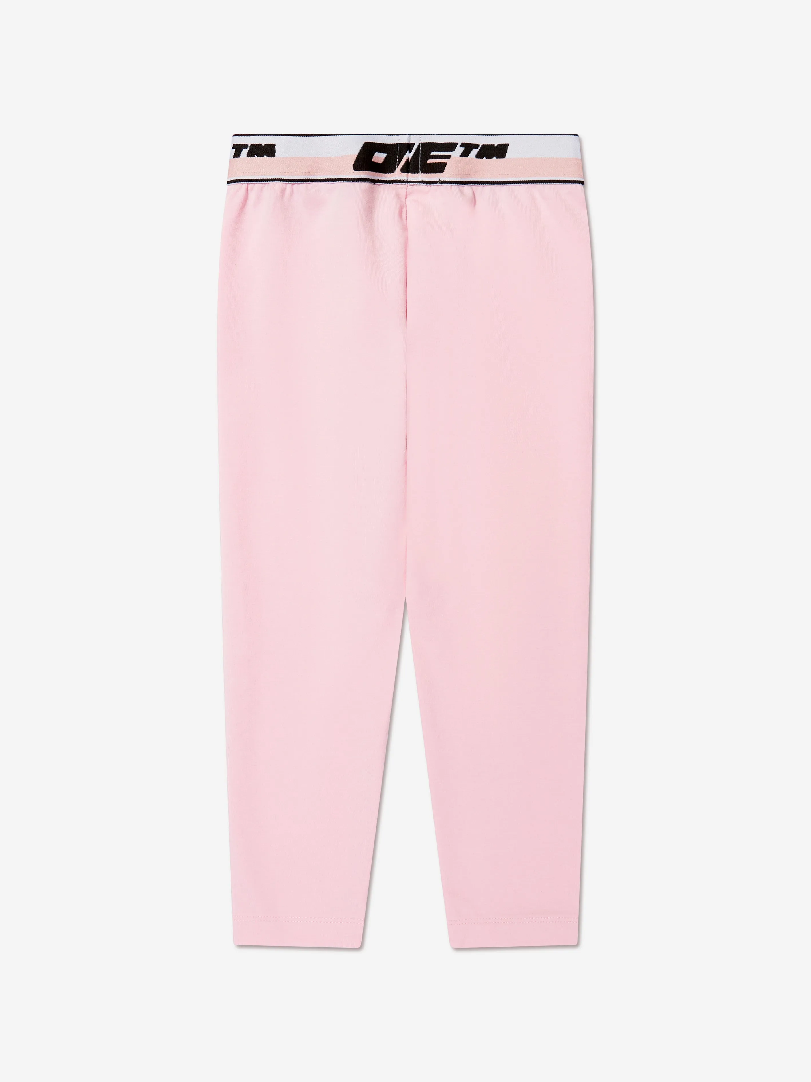 Off-White Girls Logo Band Leggings in Pink