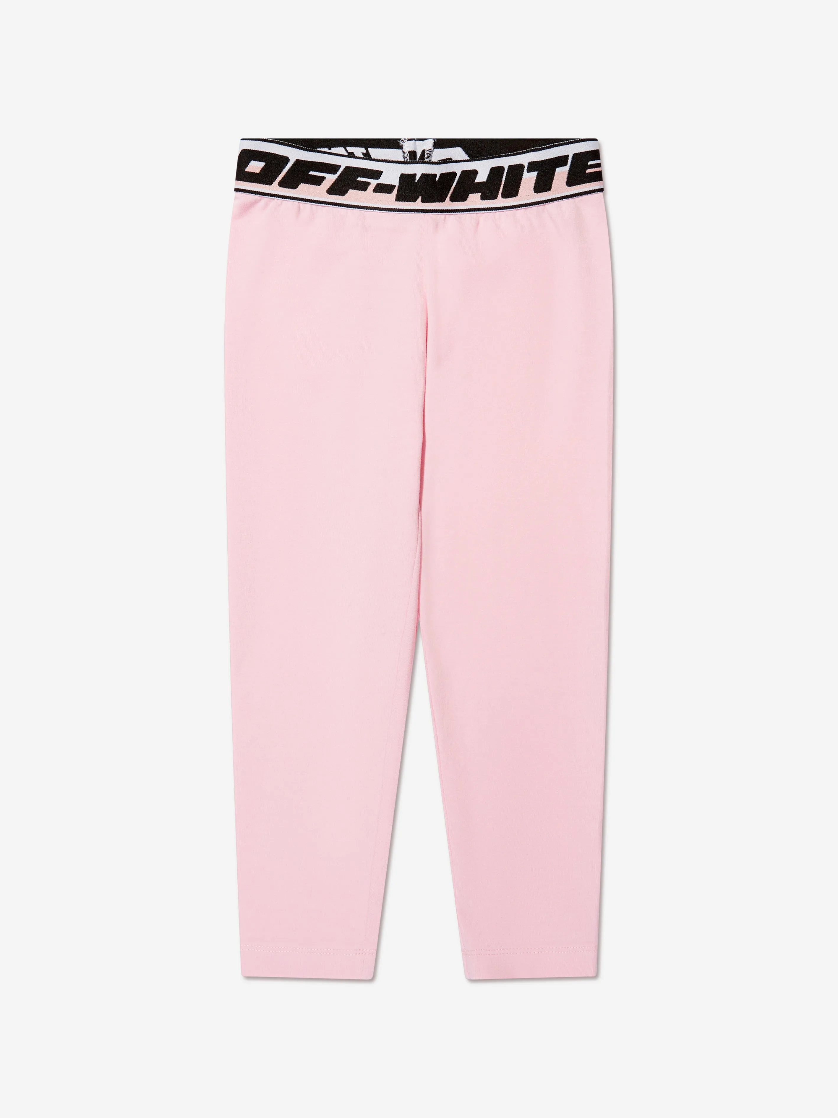 Off-White Girls Logo Band Leggings in Pink